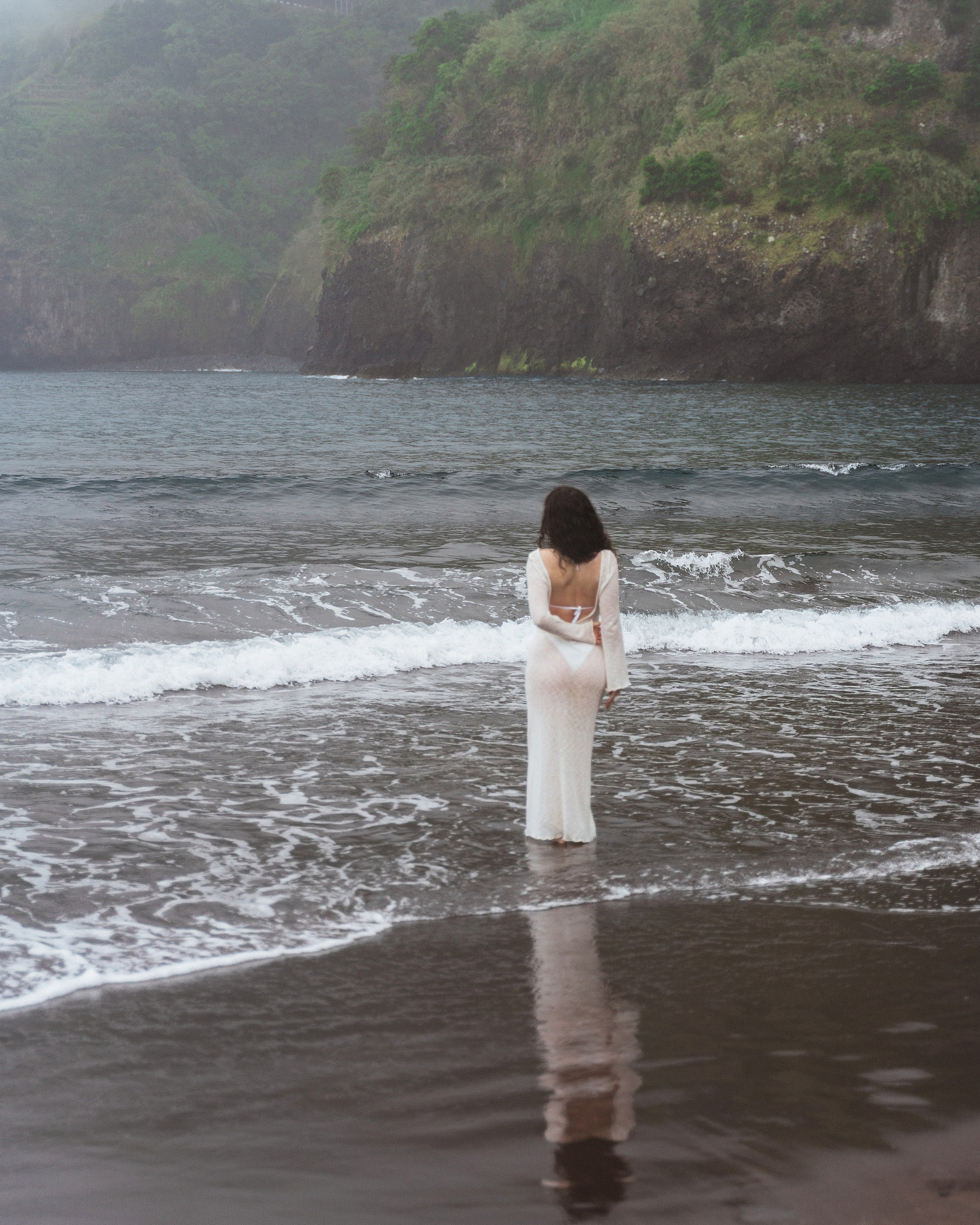Misty Beach Portraits with Anita at Seixal | Madeira Photographer. Your photographer in Madeira