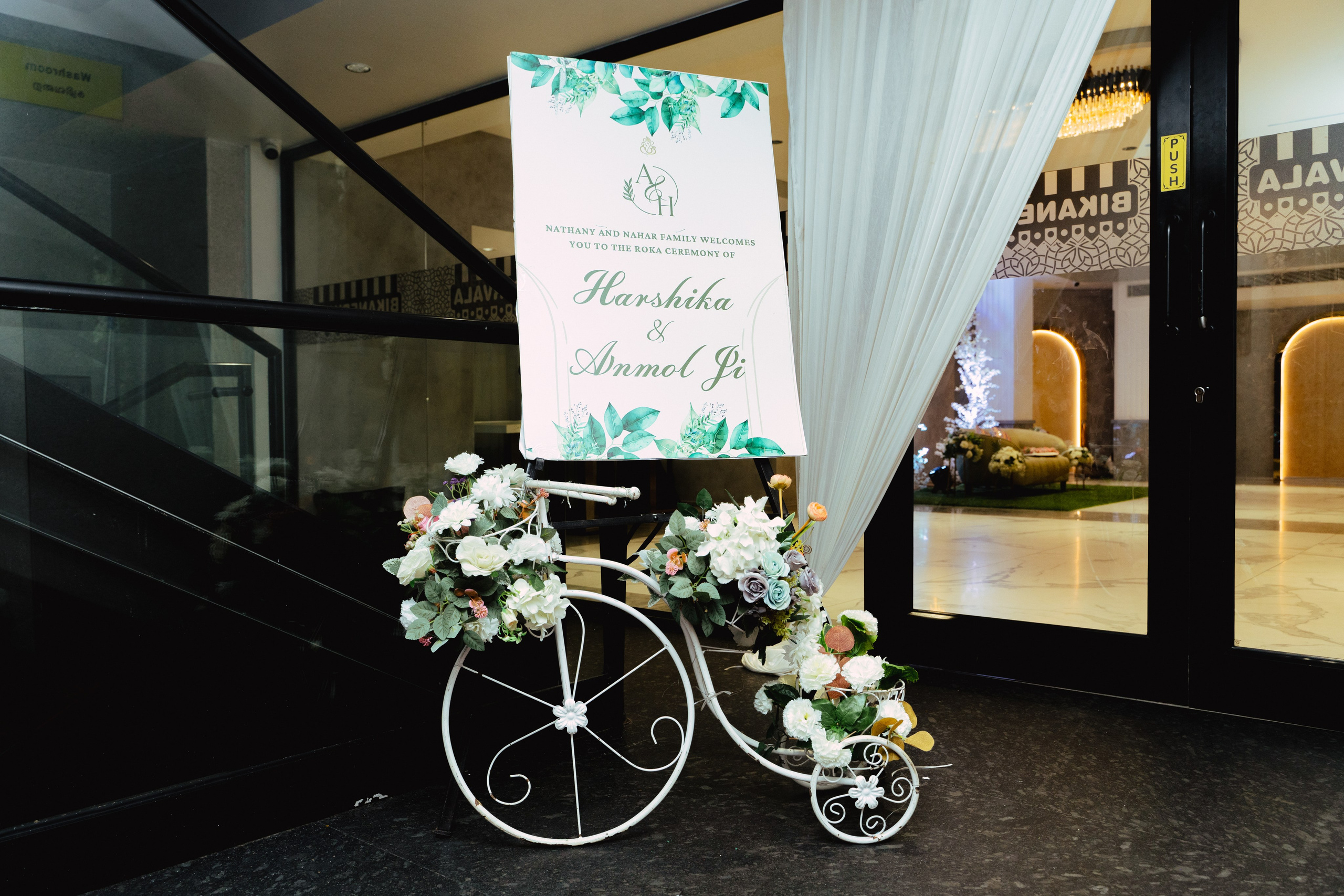 Harshika & Anmol. Menu