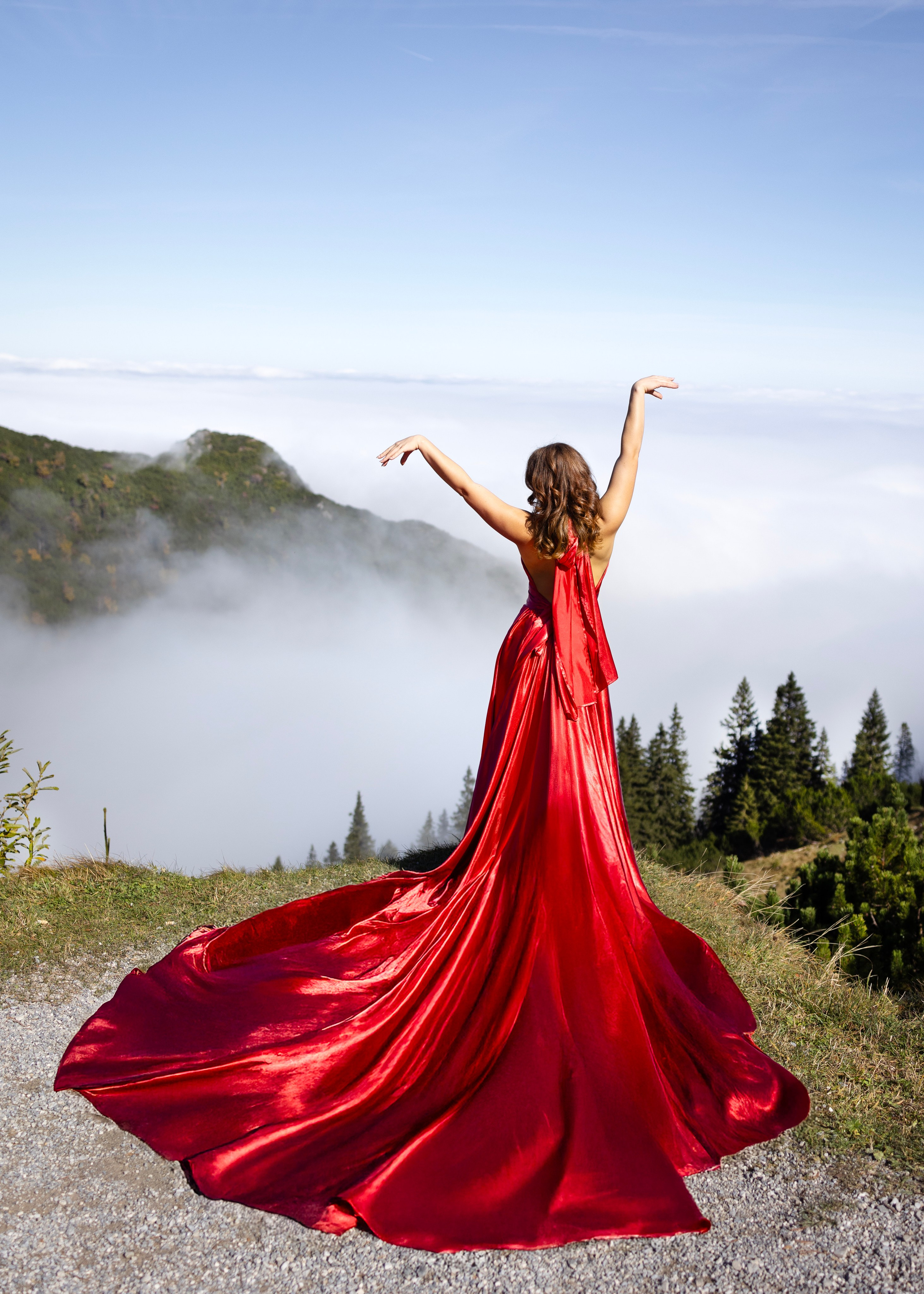 Shooting in the mountains. Photographer in Munich