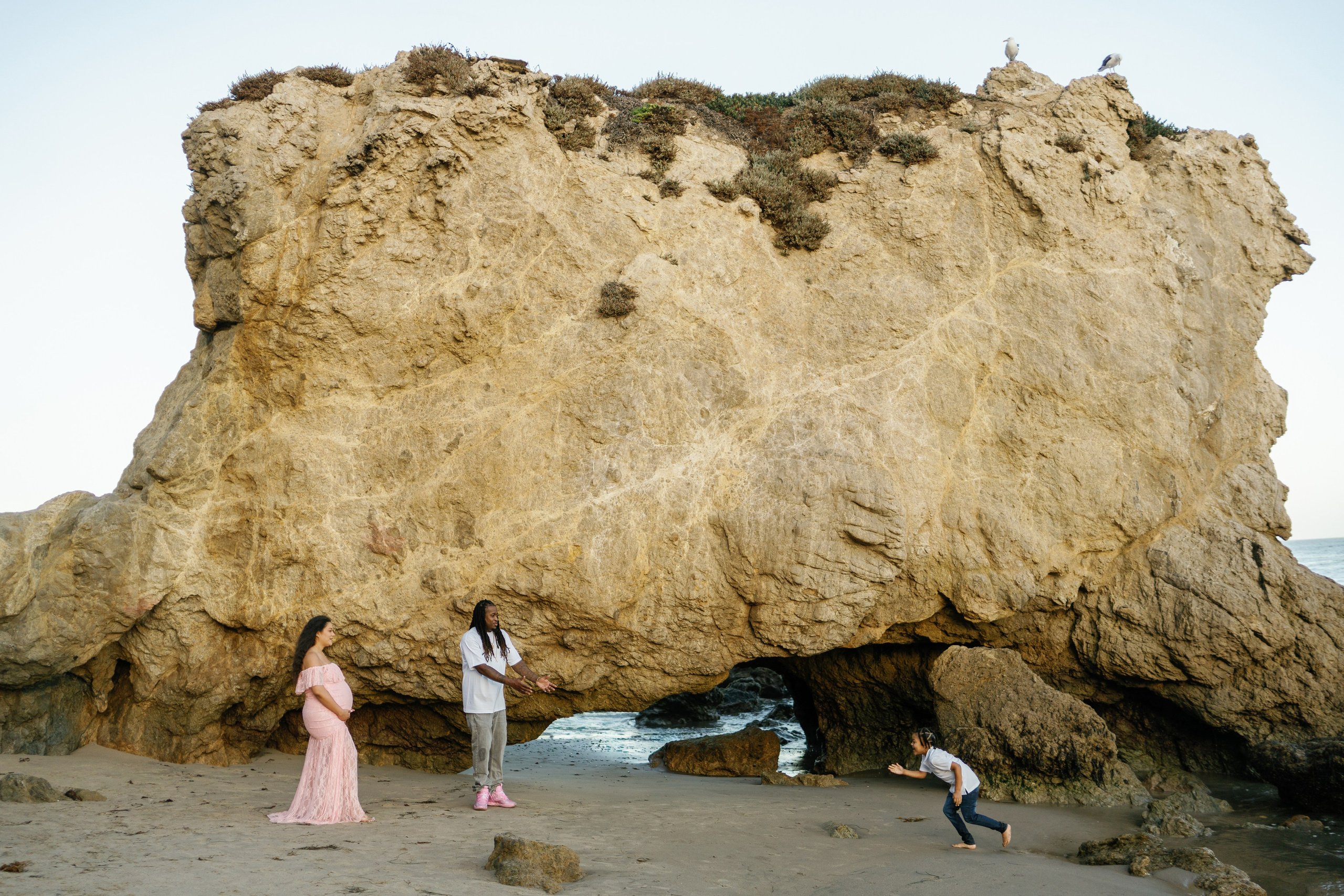 El Matador Beach Maternity Session. Wedding Photography & Videography Team in California, Los Angeles, San Francisco, San Diego and Travel