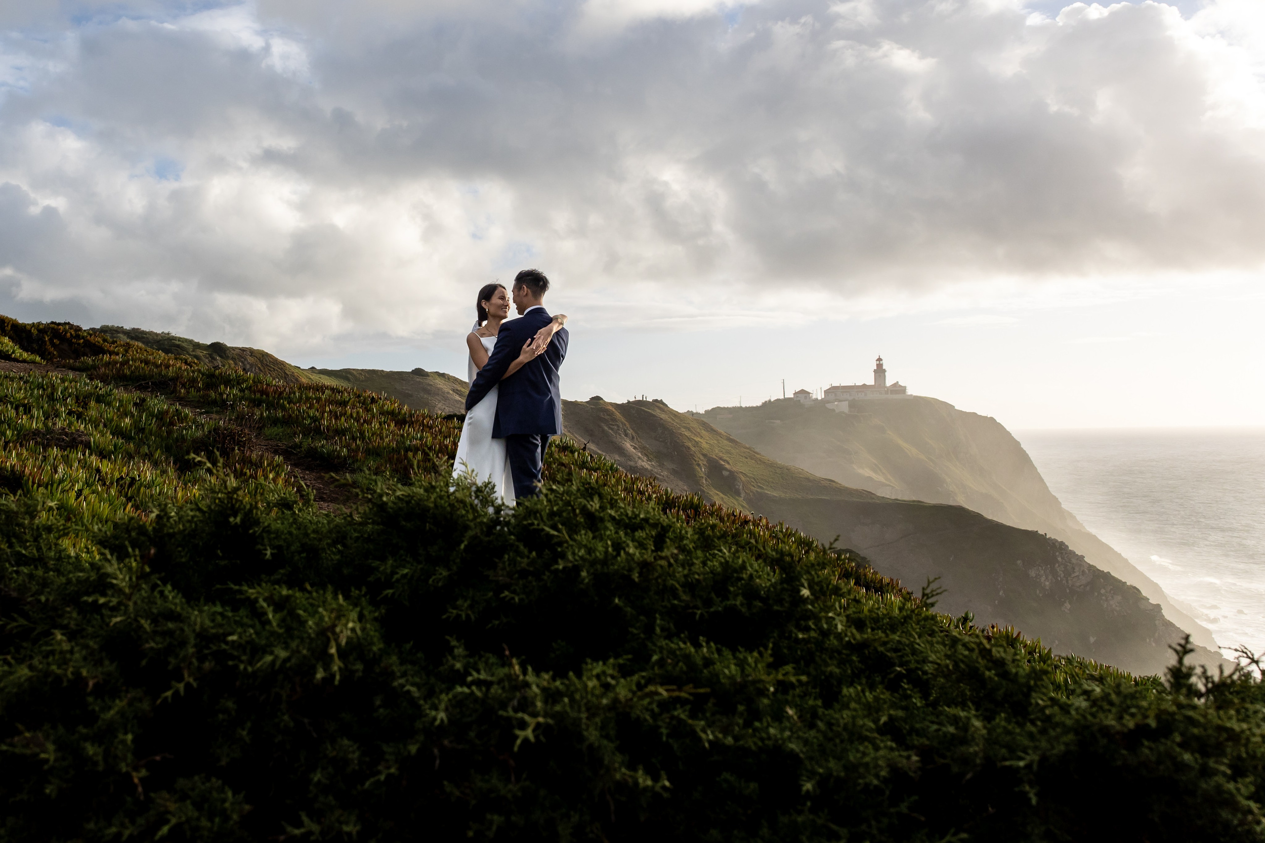 Sintra Elopement at Cabo da Roca Cliffs | Portugal. Lisbon Wedding Photographer | Timeless Documentary Wedding Photography