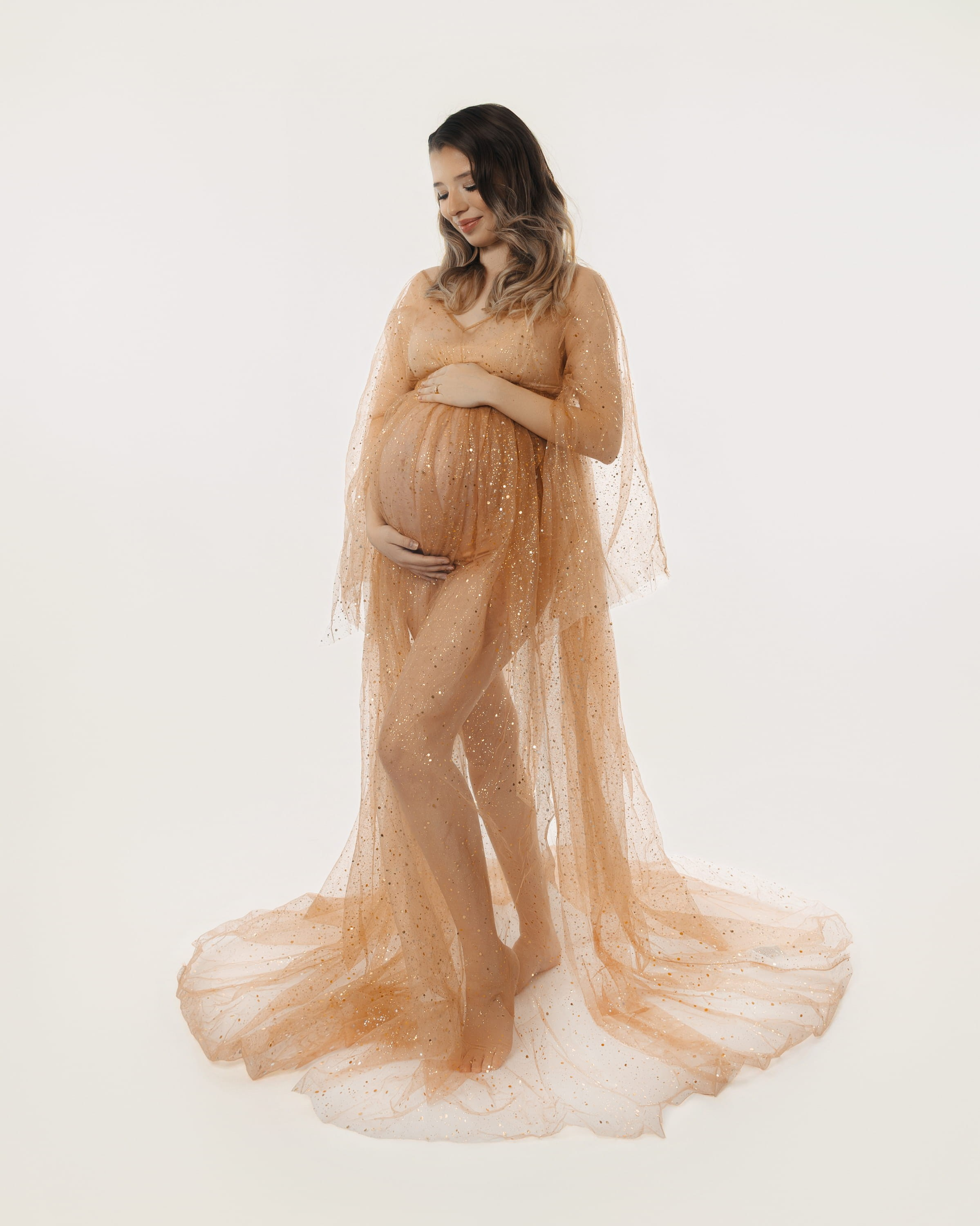 Elegant Studio Maternity Photography in Rotterdam