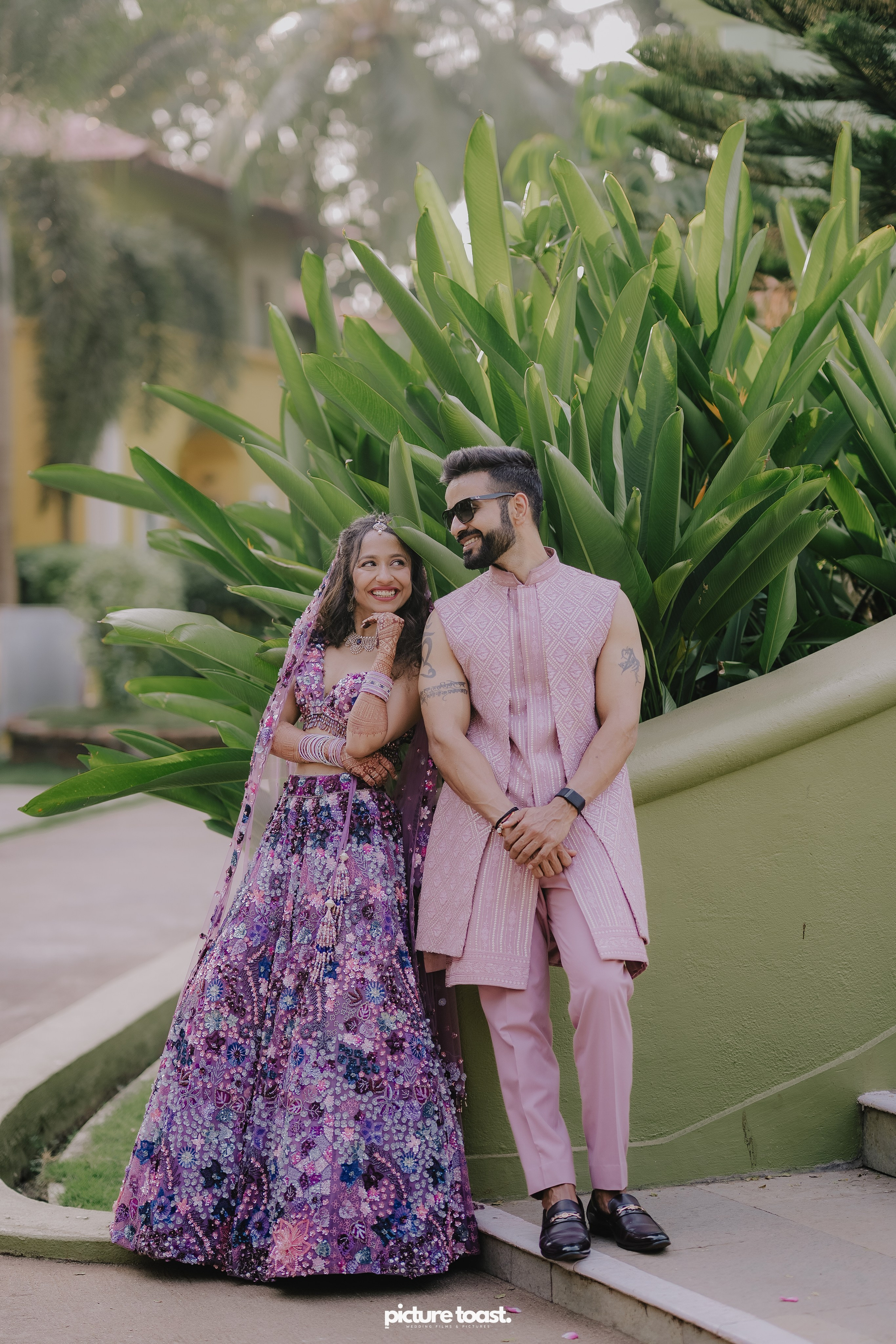 Varamala Ft. Barbie & Aneesh. Fine art Wedding Photographers in India & Canada