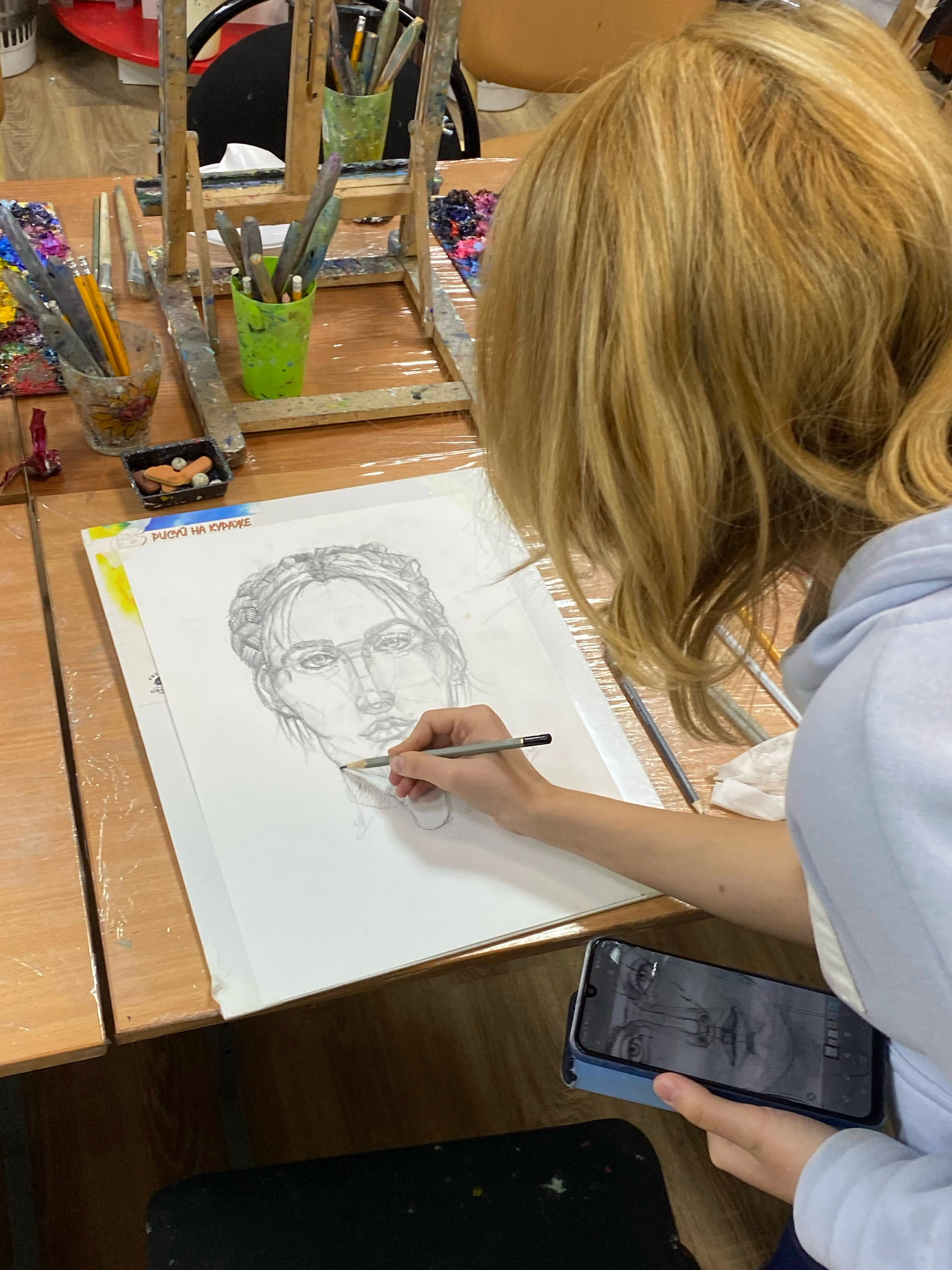 Обучение. Художник преподаватель Полина Черноярова