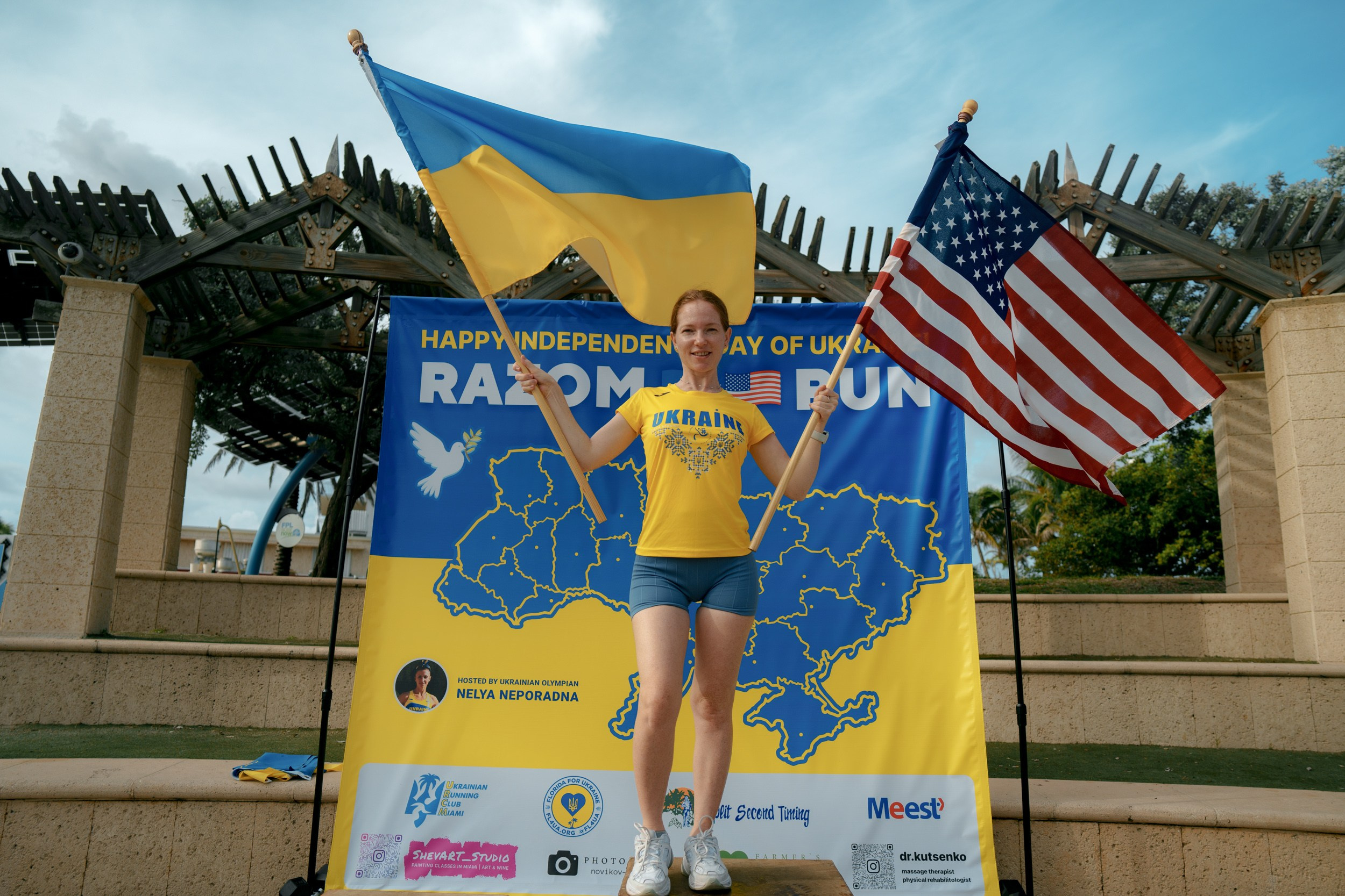 RAZOM RUN. ФОТОГРАФ ФЛОРИДА МАЙАМИ