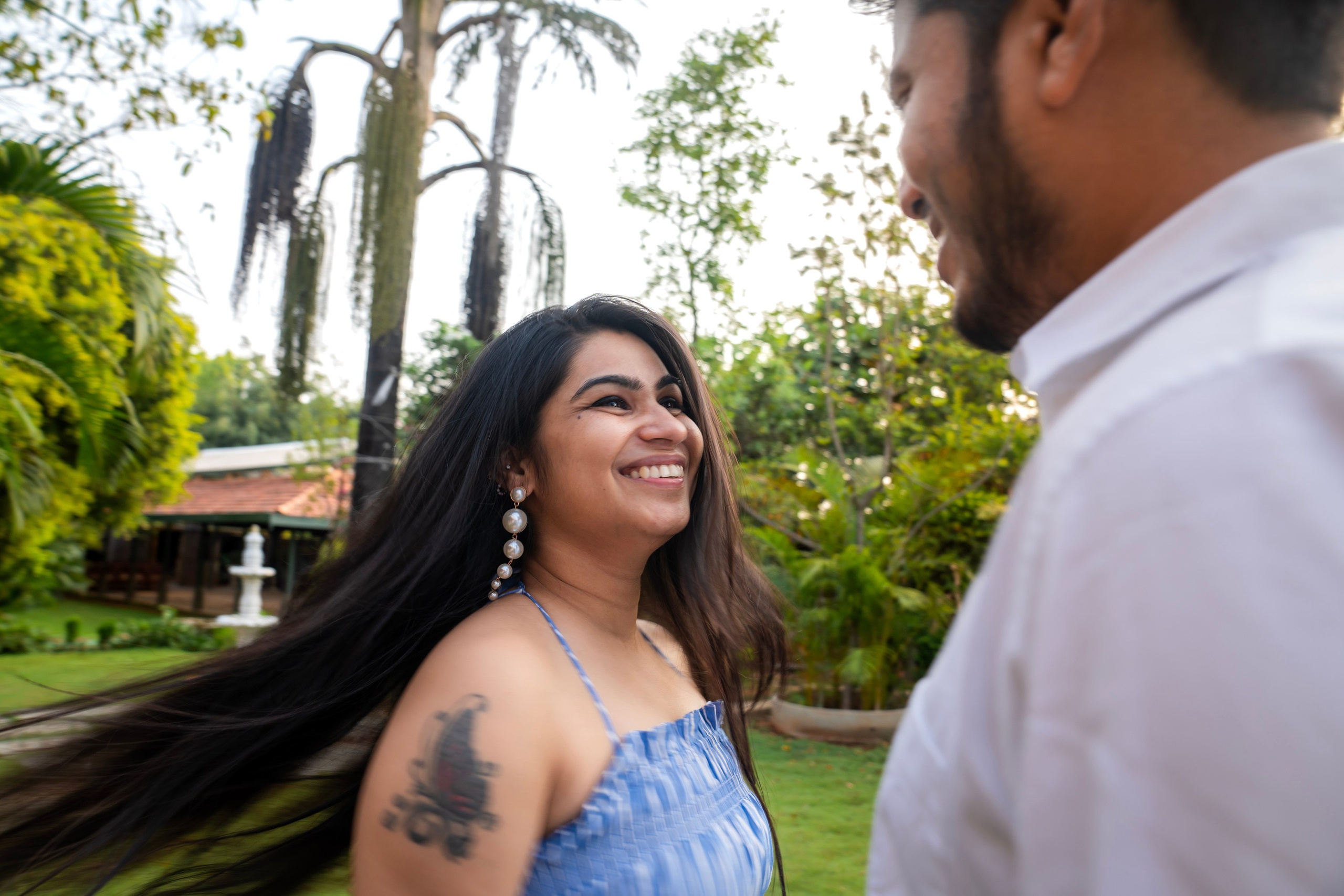 Prakriti & Ayush, Pre-Wedding Shoot at Shibravyi Courtyard, Bangalore | Truly Yours