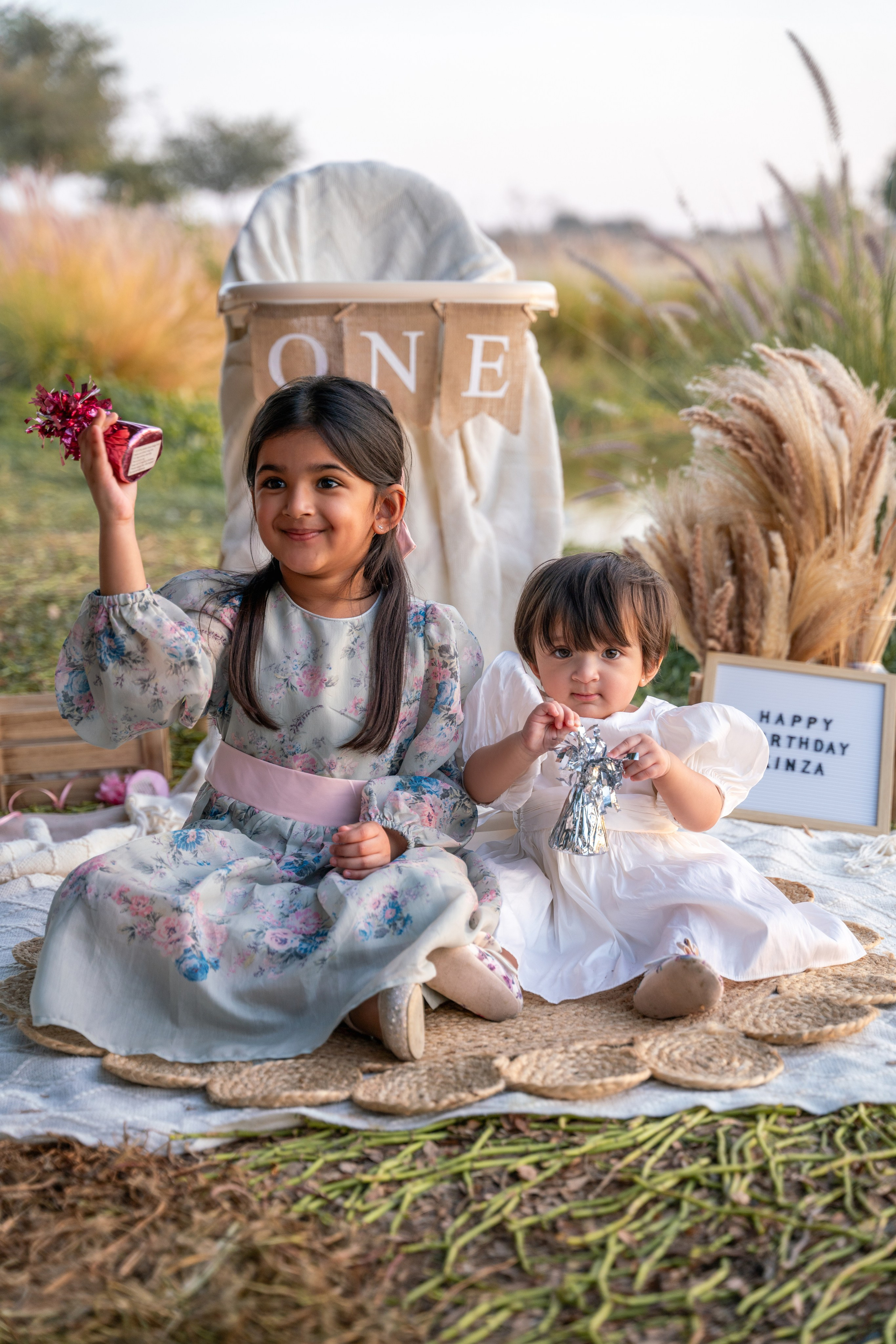 Little sister turns 1!. Angela Iakovleva — Family Photographer in Dubai