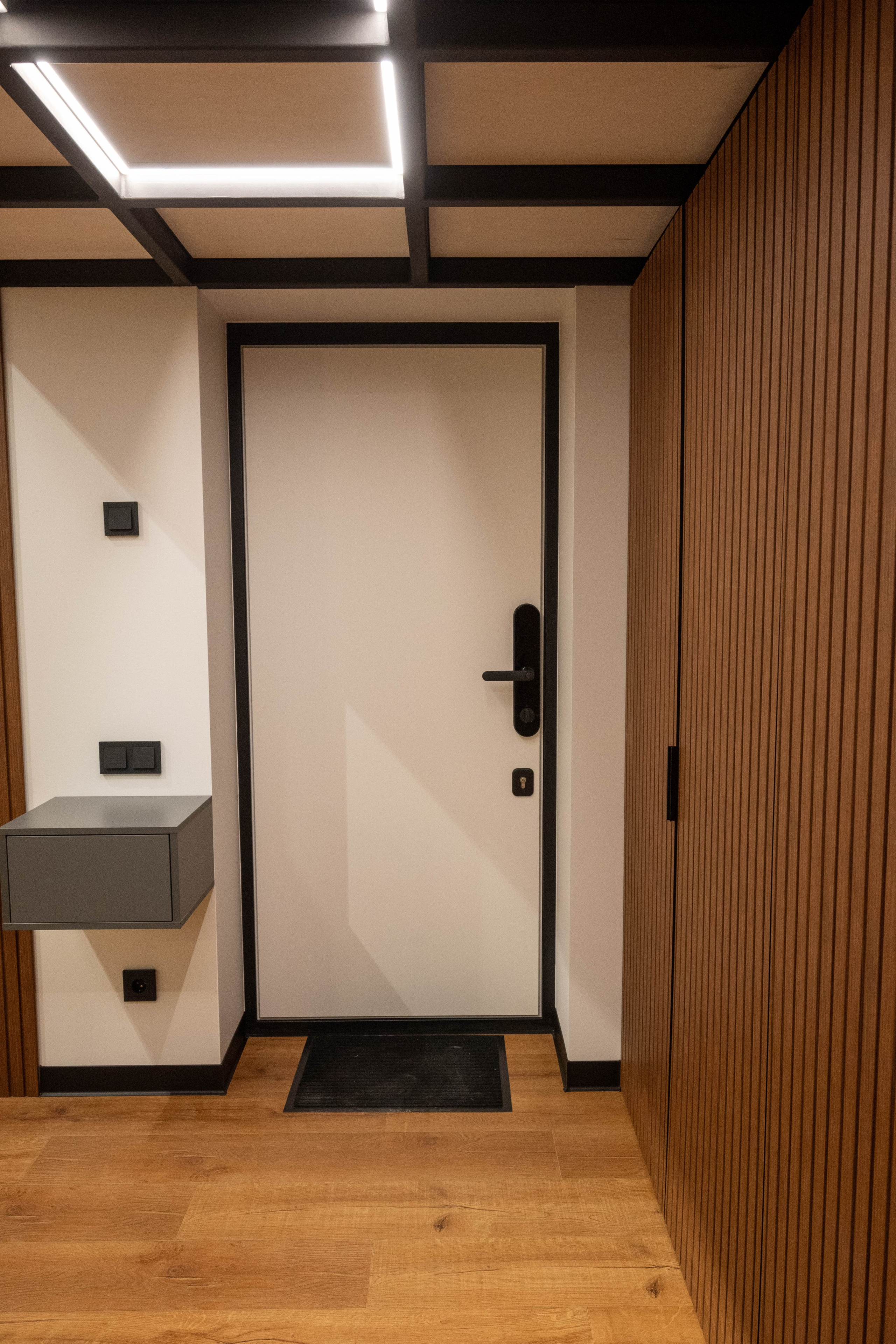 The apartment is on two levels. Fotograf Dmitrii Donets