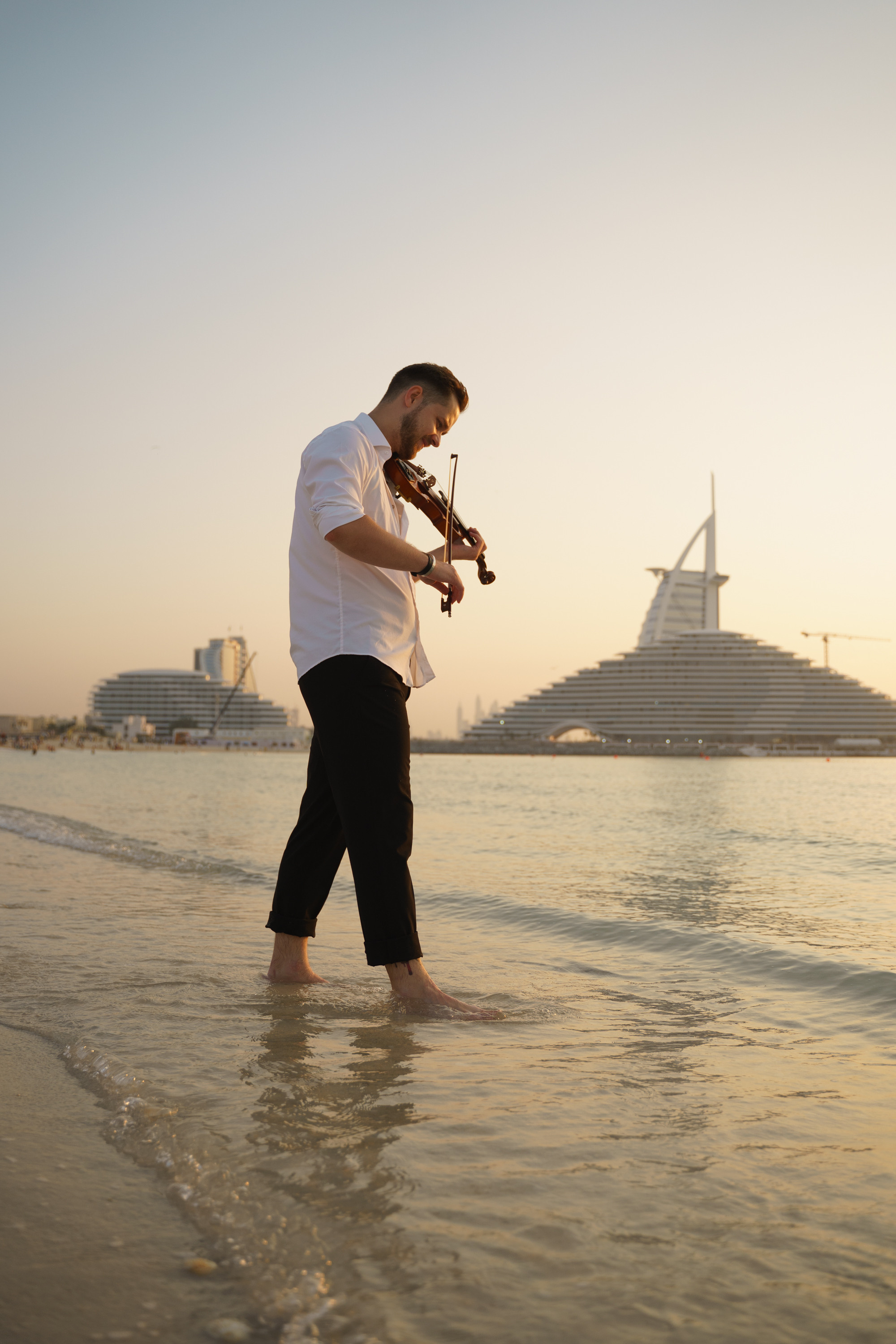 Photoshoot for music posters. Sunset. Tatiana Smirnova — Photographer