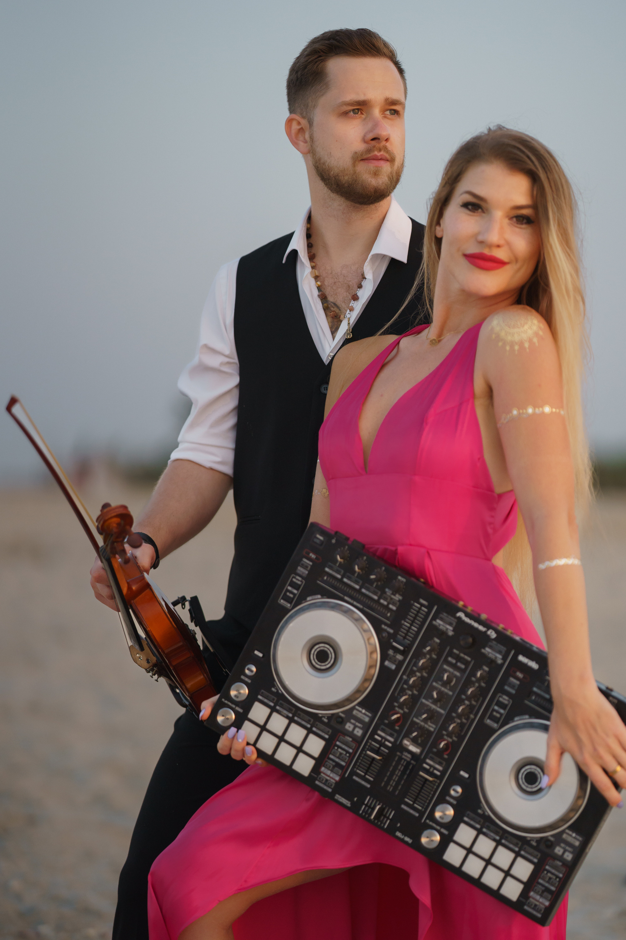 Photoshoot for music posters. Sunset. Tatiana Smirnova — Photographer