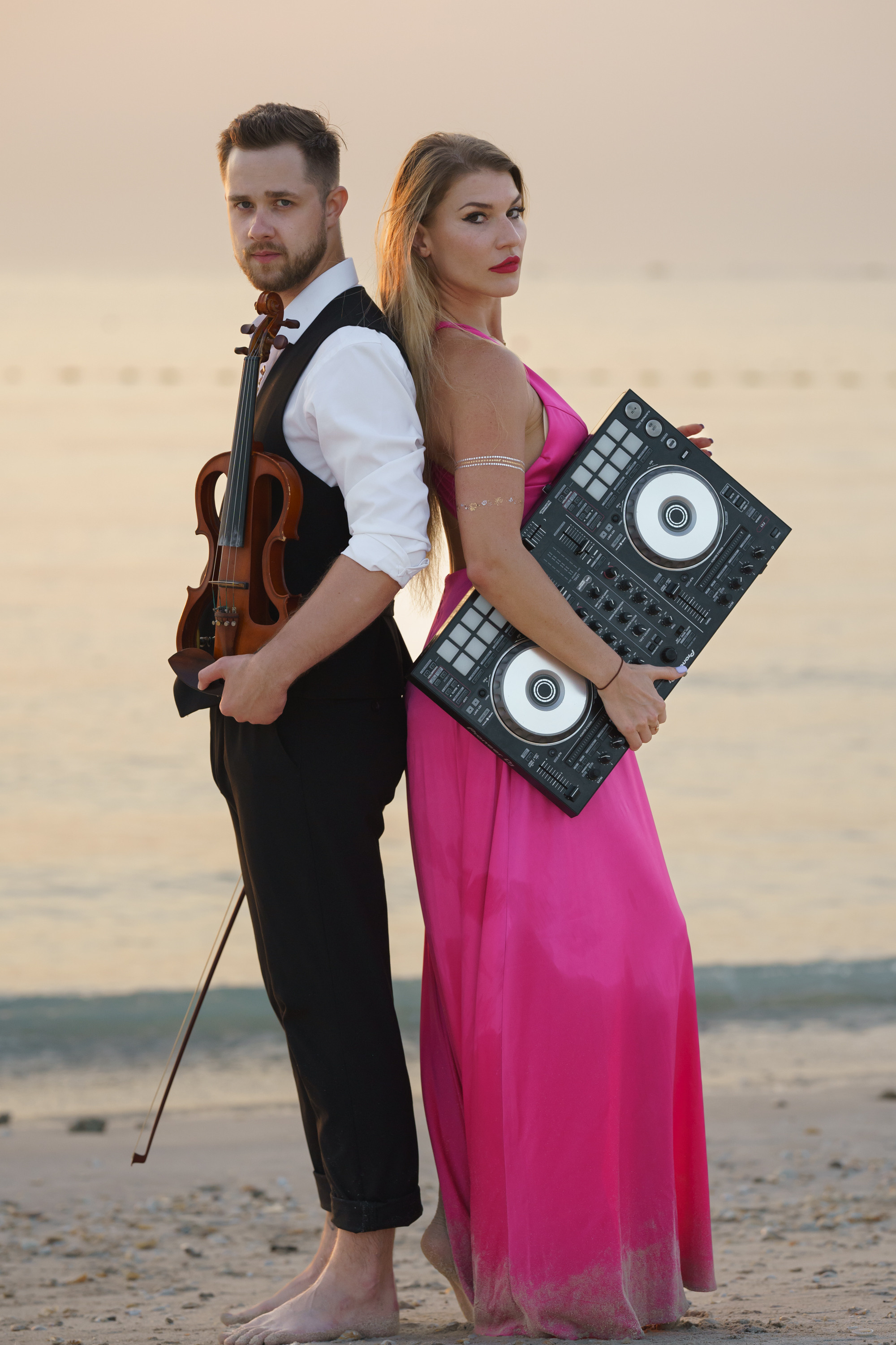 Photoshoot for music posters. Sunset. Tatiana Smirnova — Photographer