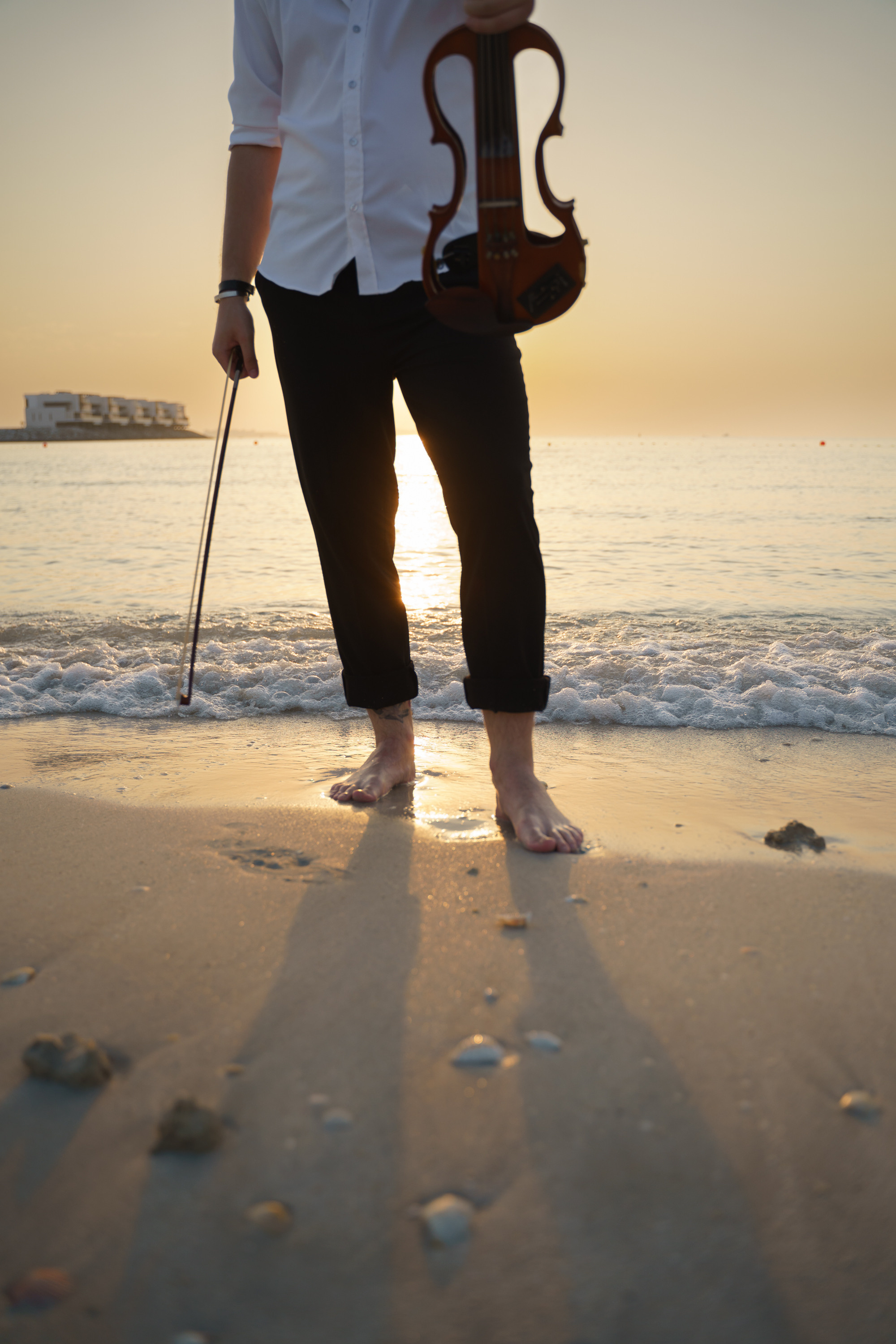 Photoshoot for music posters. Sunset. Tatiana Smirnova — Photographer