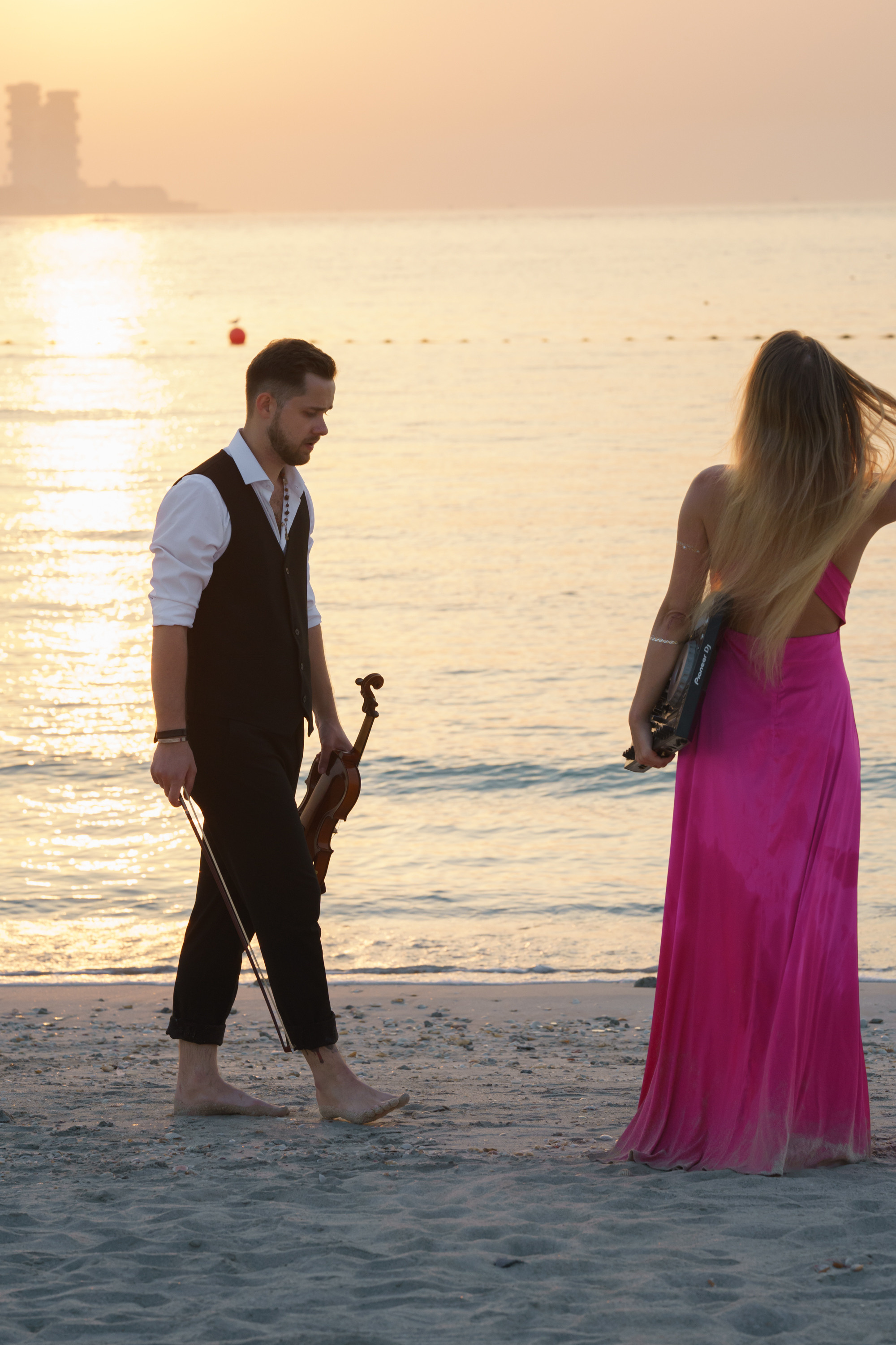 Photoshoot for music posters. Sunset. Tatiana Smirnova — Photographer