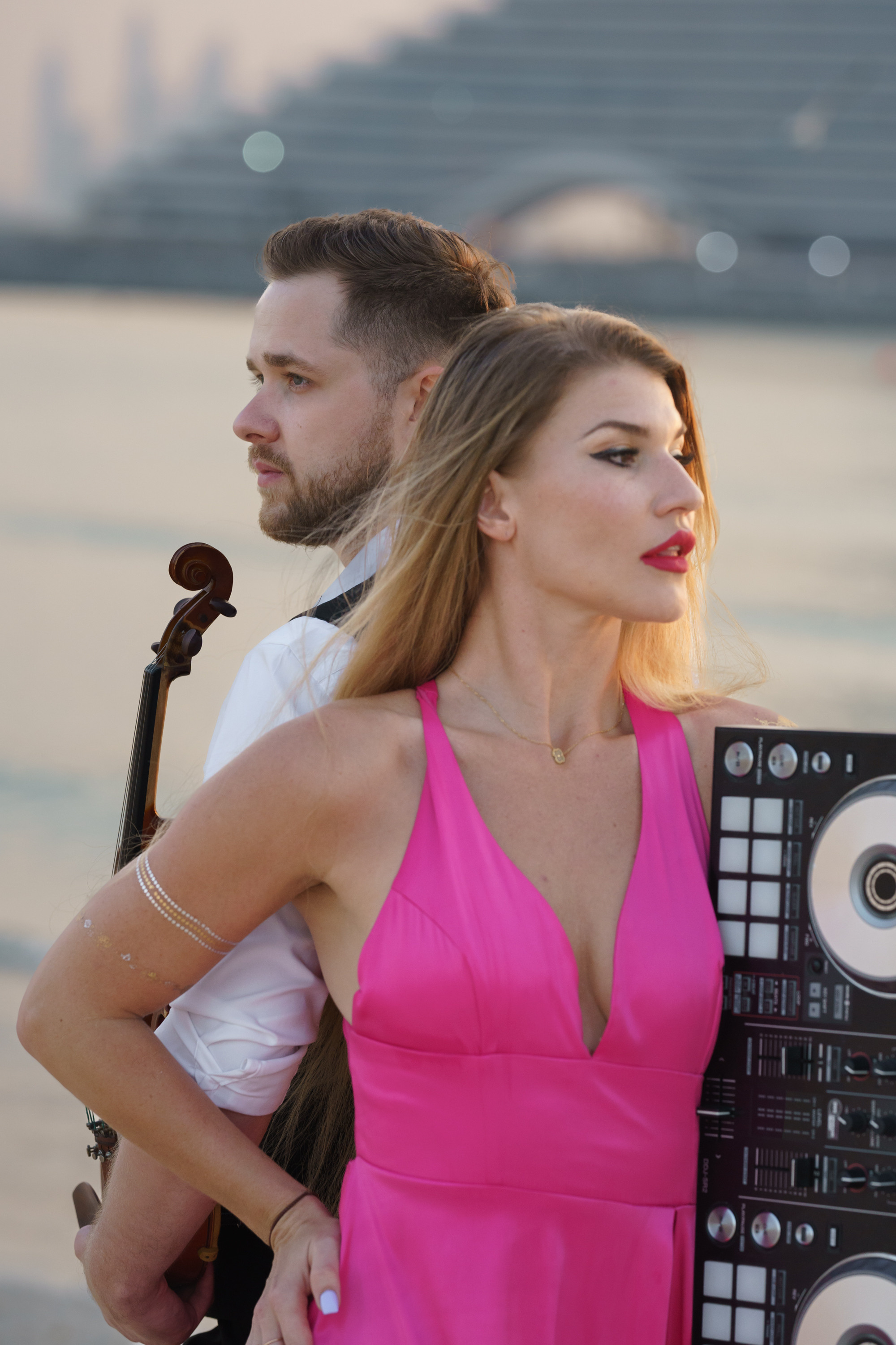 Photoshoot for music posters. Sunset. Tatiana Smirnova — Photographer