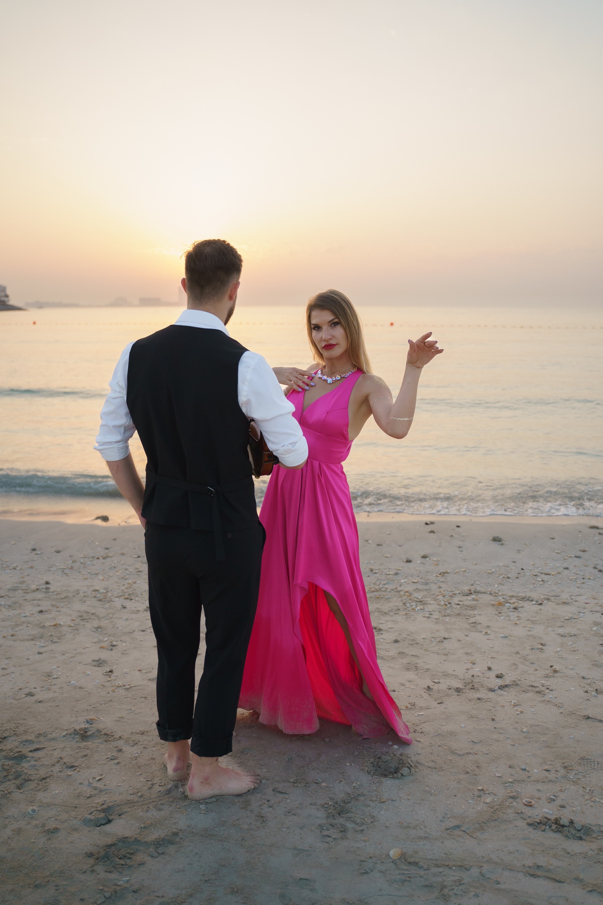 Photoshoot for music posters. Sunset. Tatiana Smirnova — Photographer