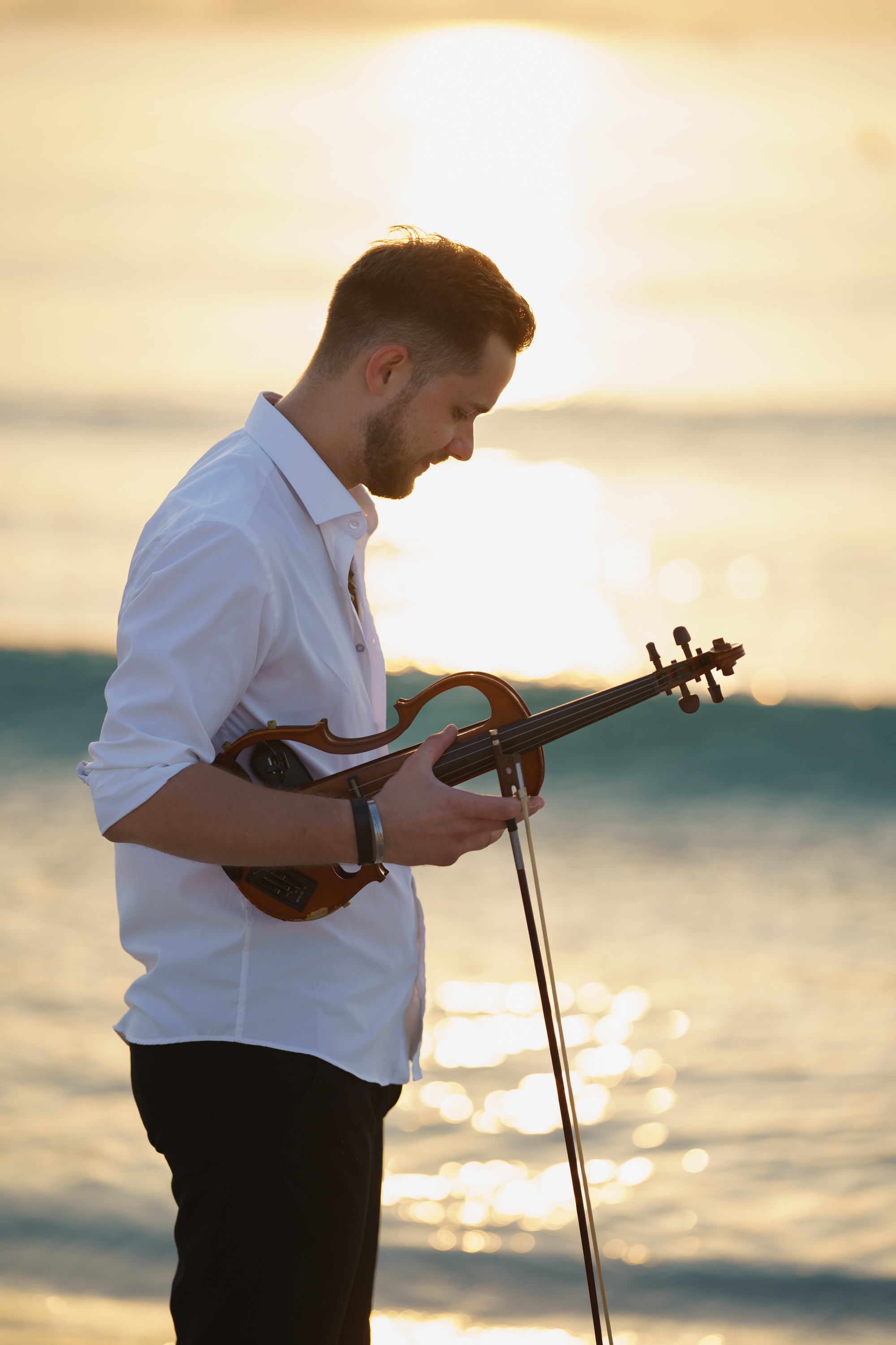 Photoshoot for music posters. Sunset. Tatiana Smirnova — Photographer