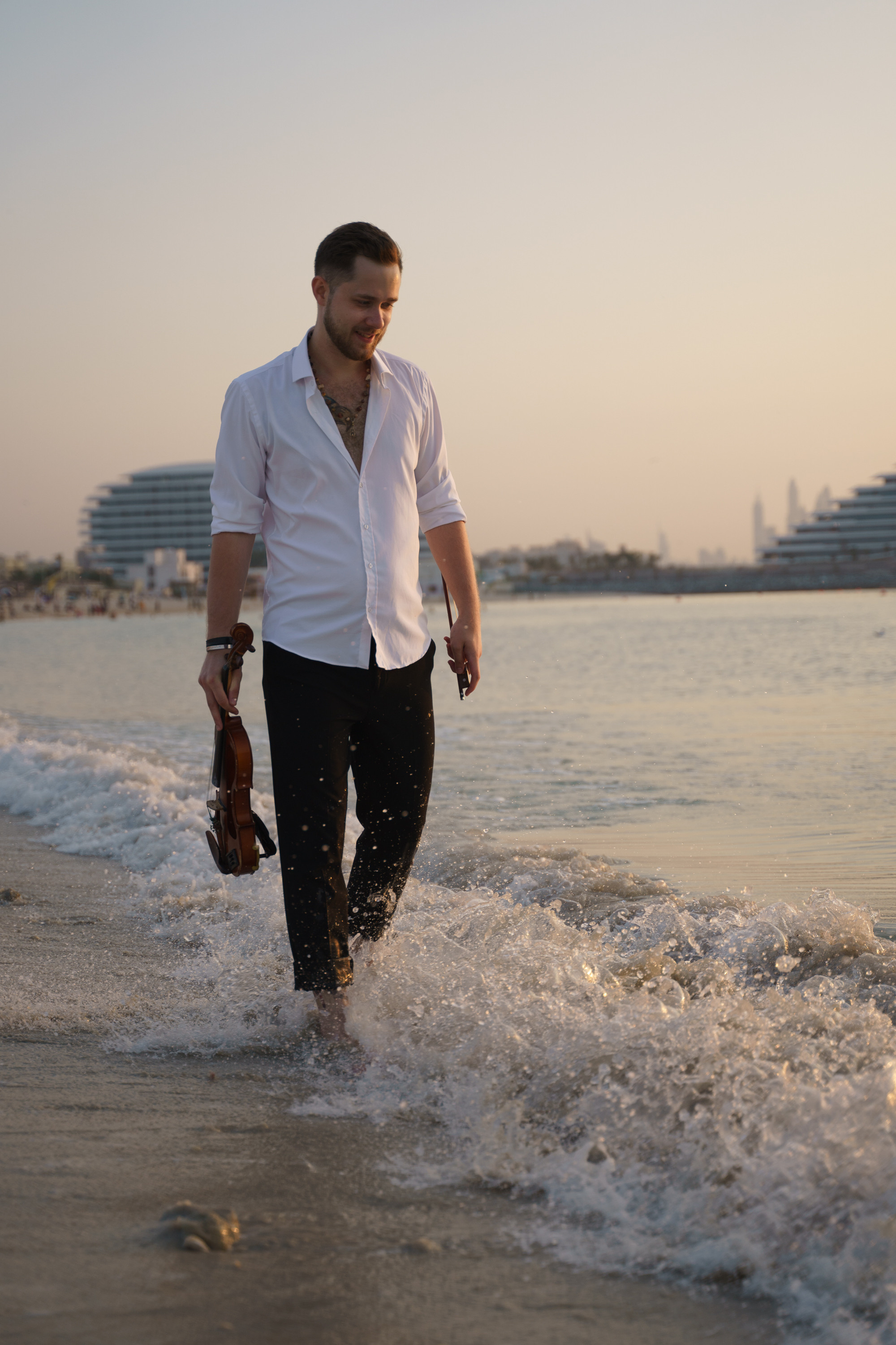 Photoshoot for music posters. Sunset. Tatiana Smirnova — Photographer