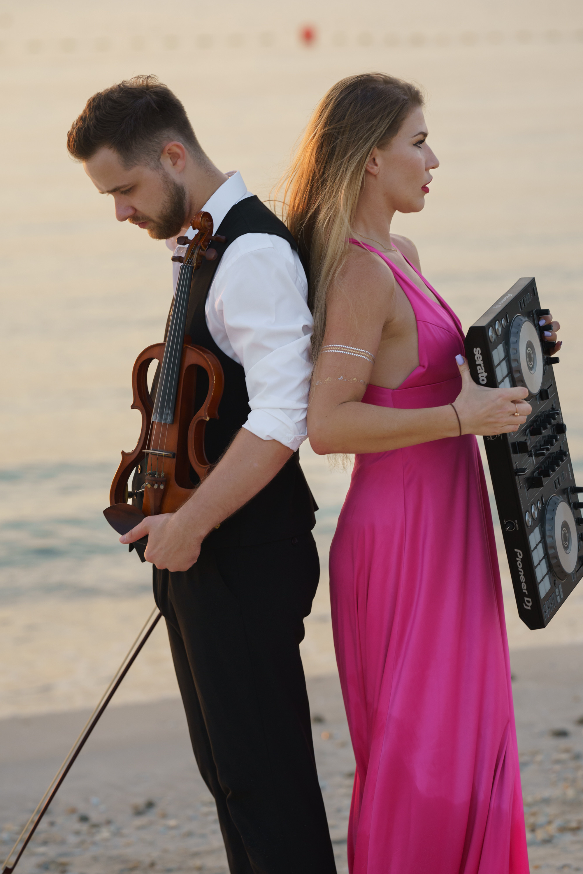 Photoshoot for music posters. Sunset. Tatiana Smirnova — Photographer