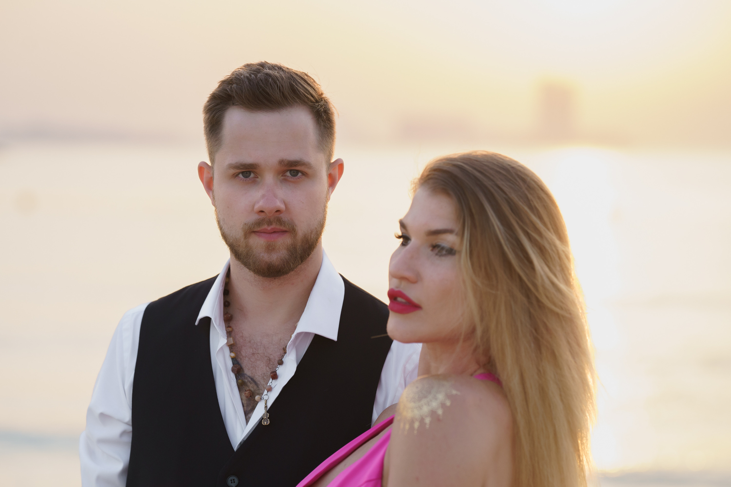 Photoshoot for music posters. Sunset. Tatiana Smirnova — Photographer