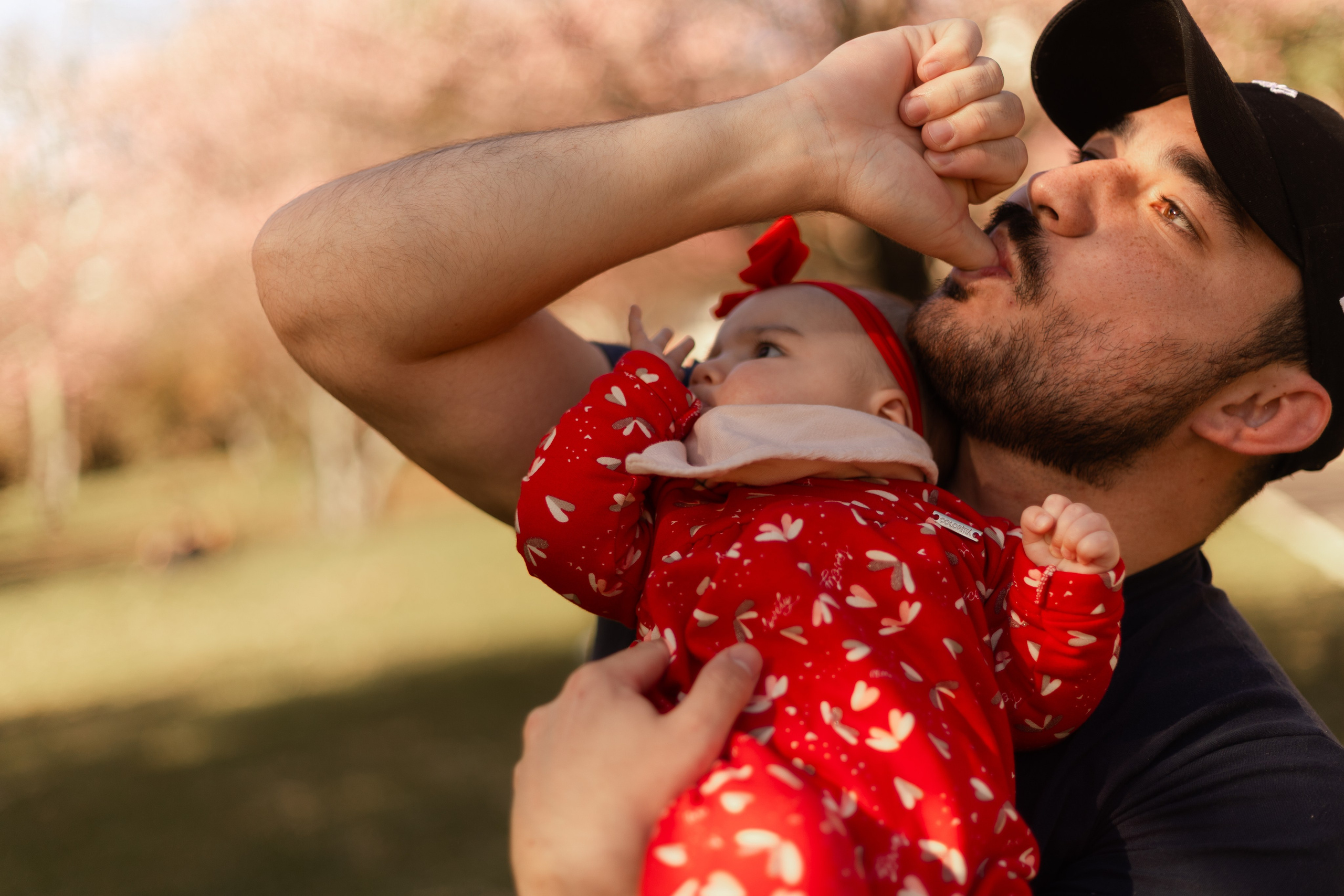 Minha familia nas cerejeiras