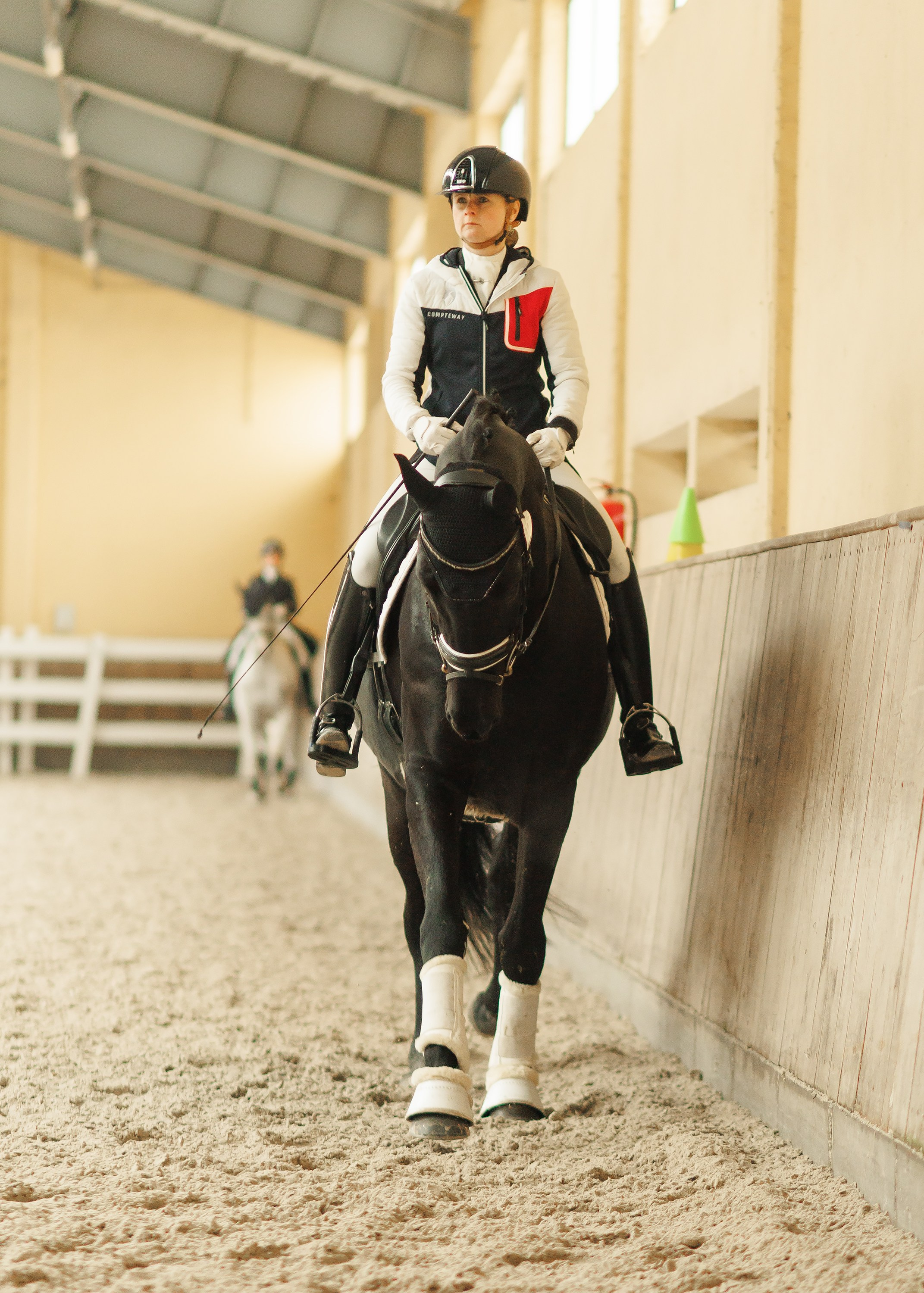 Partynice dressage \ feb'25. Kaja | fotograf we Wrocławiu | ludzie i psy