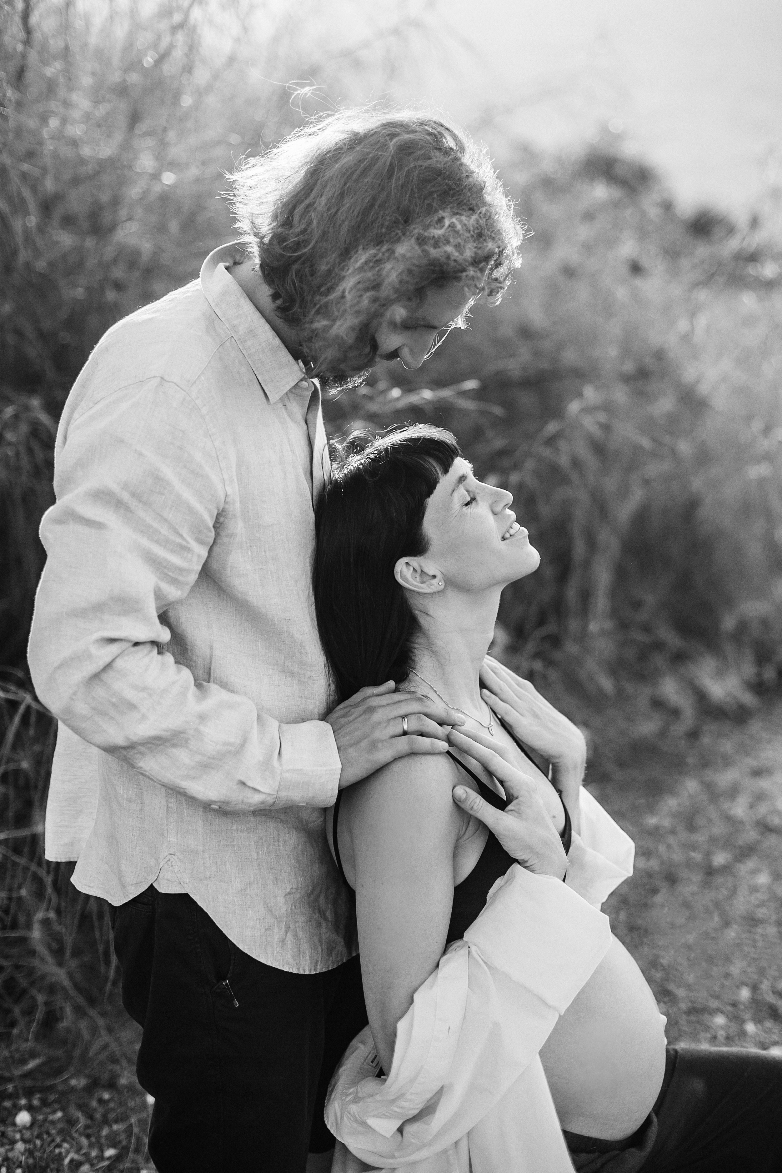 Kiryat Tivon field. Family photographer in Israel