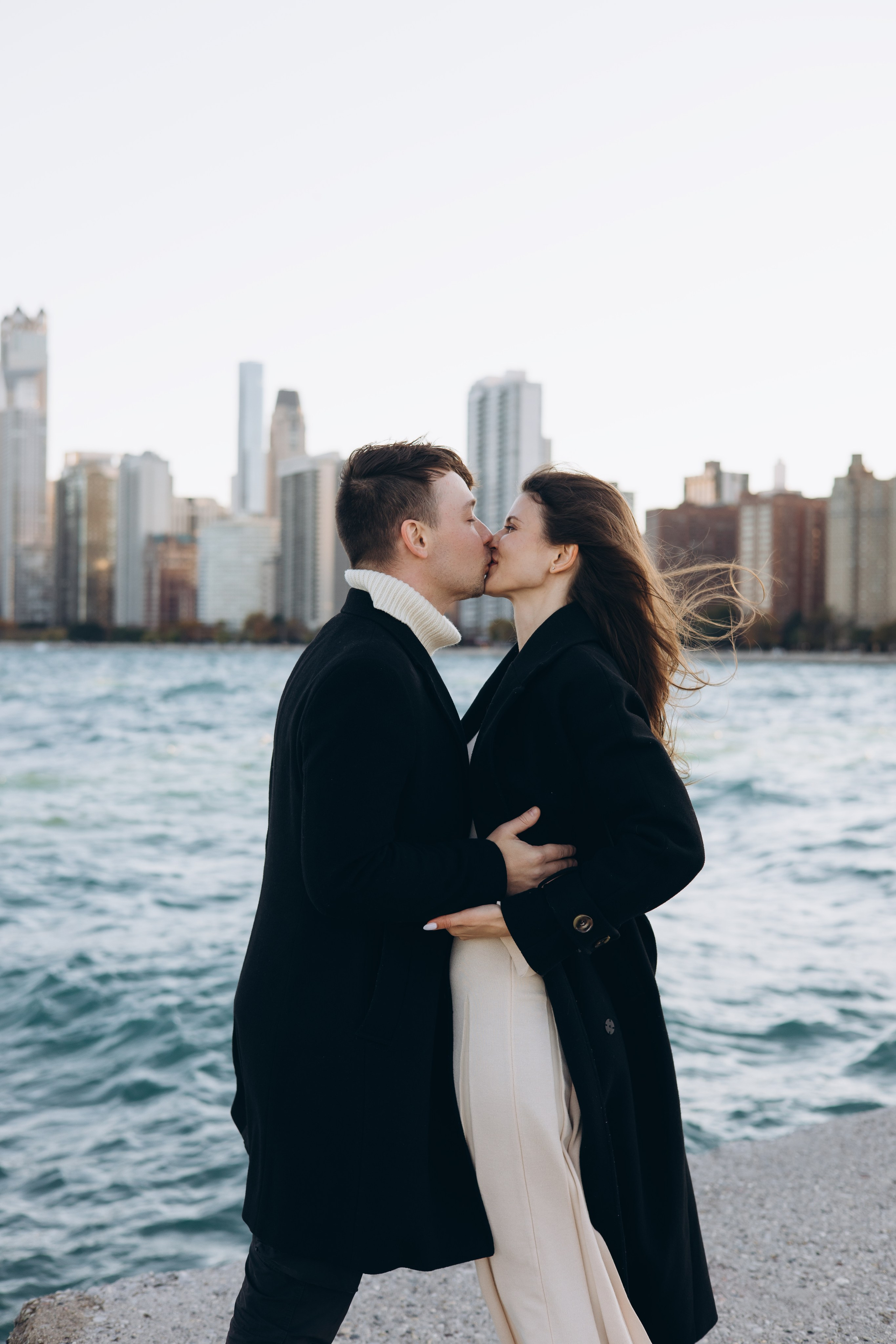 North Lake Shore Proposal — Chicago Photographer — Margarita Chudinova