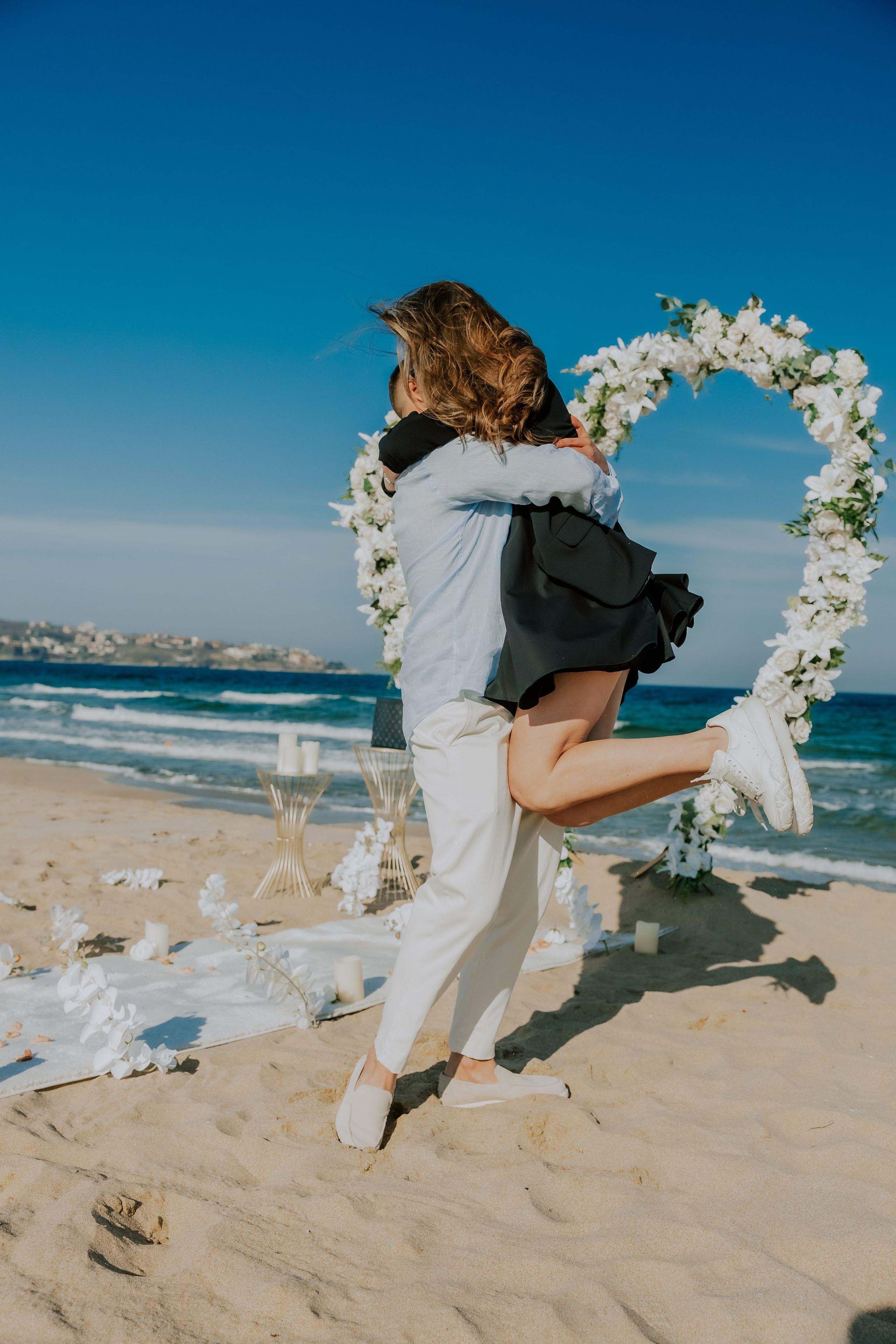 Годеж на плажа. Фотограф Ирина Йотова