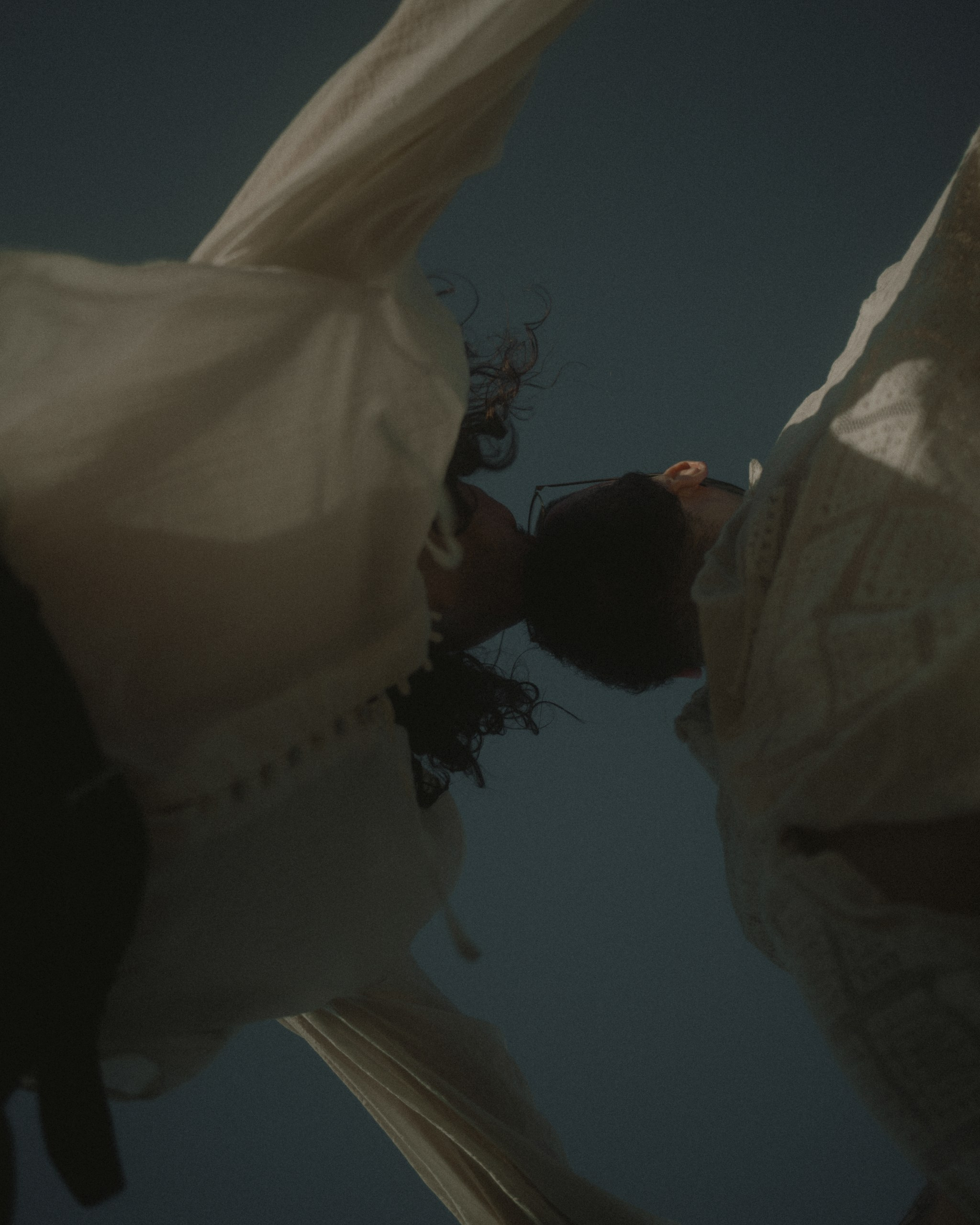 creative portrait with textured background, BC