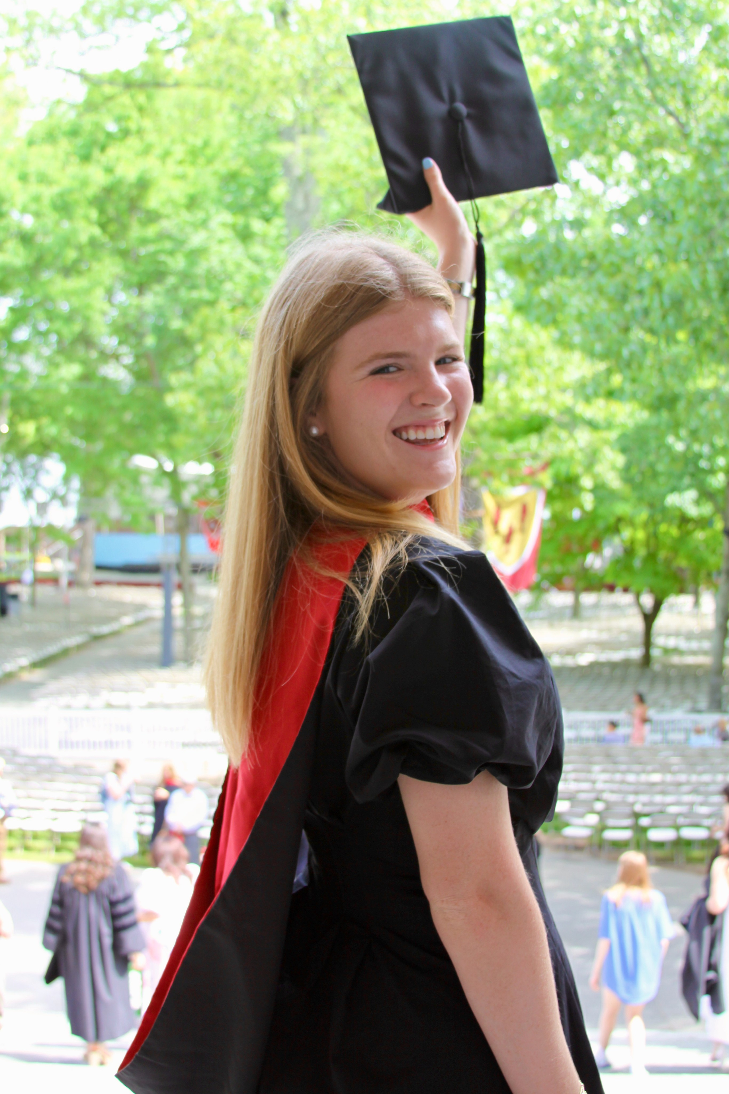 Masters graduation with Talia (group shoot). Kelly Sang, graduation and portrait photographer in Boston