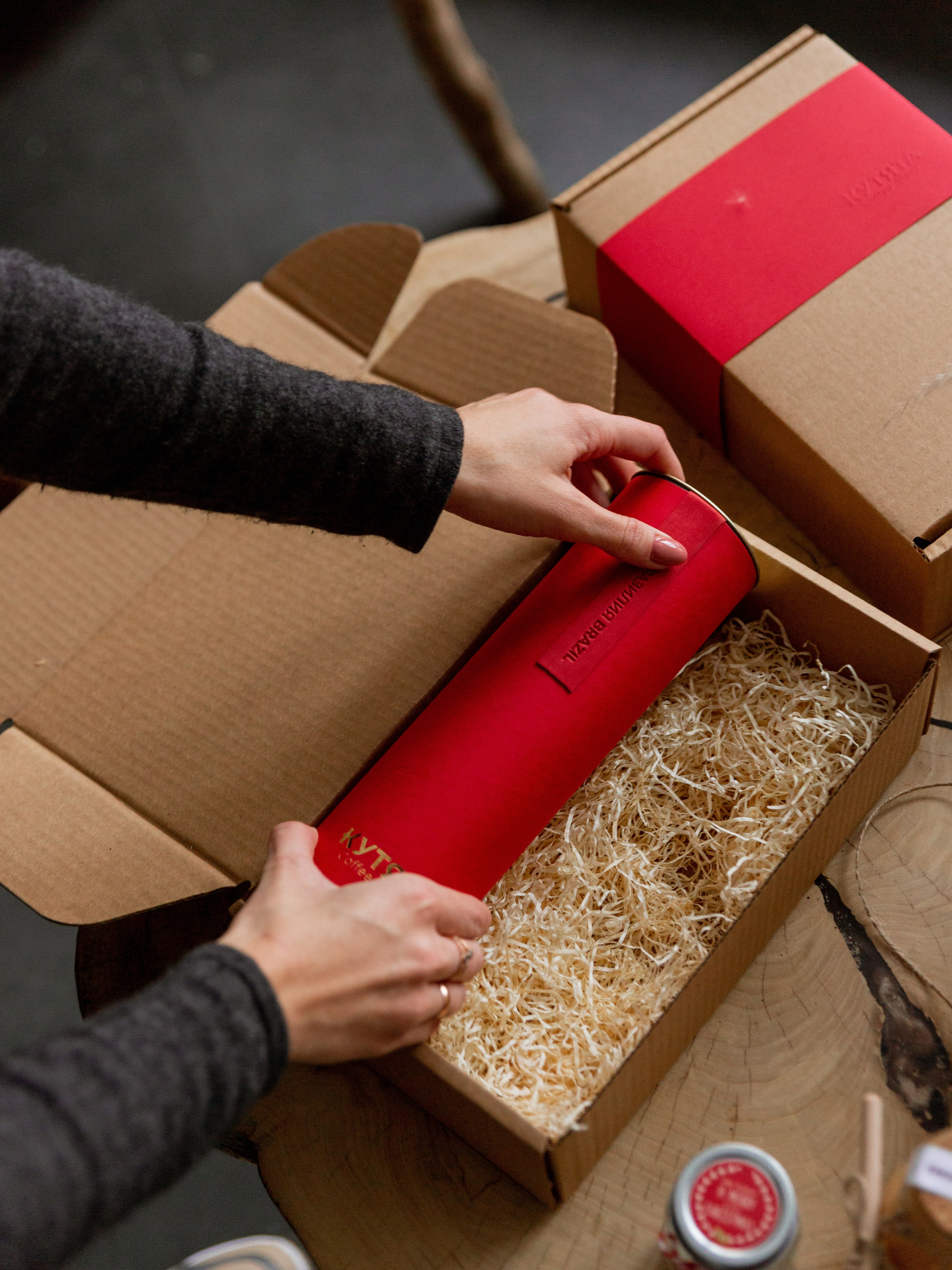 Kootyata coffee shop. Christmas menu. Photographer Vladmir Gladkov