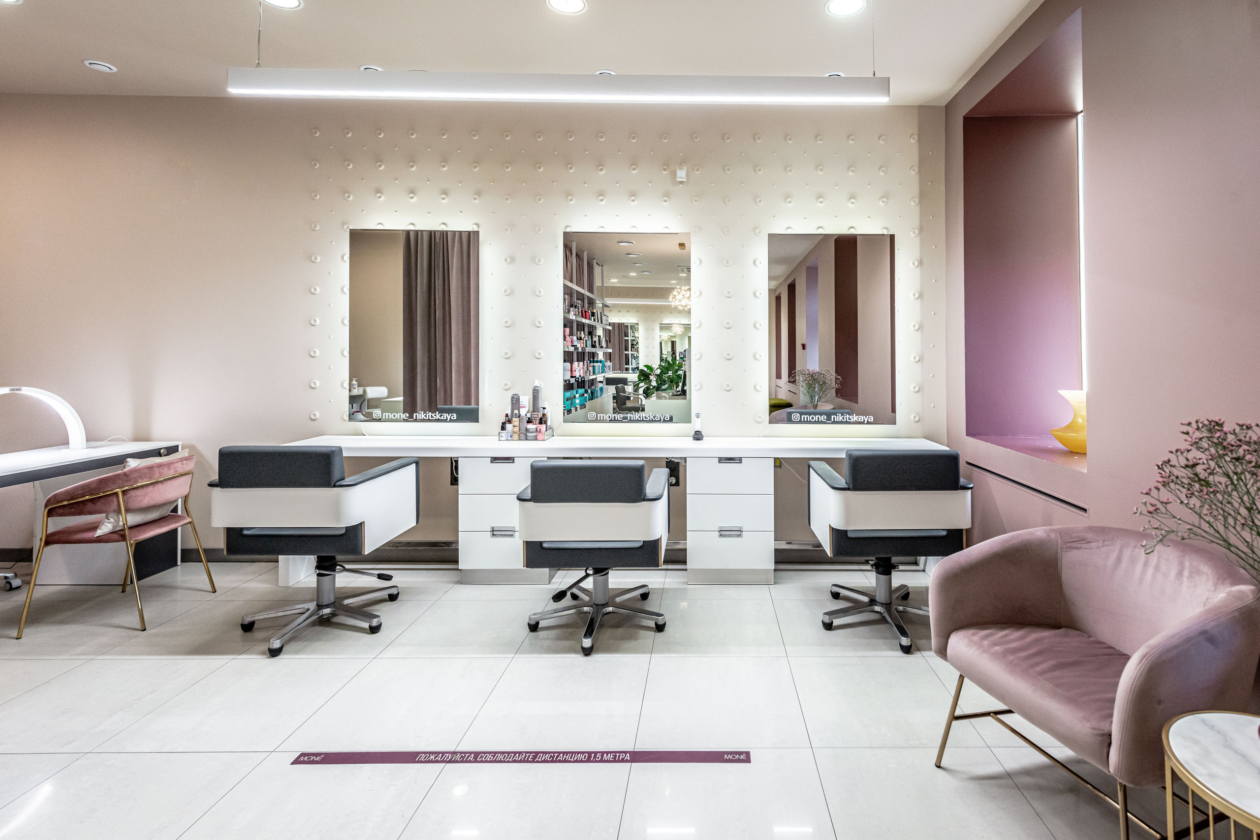 Салон красоты Mone Никитская. PHOTOGRAPHER QUINTANA ROO