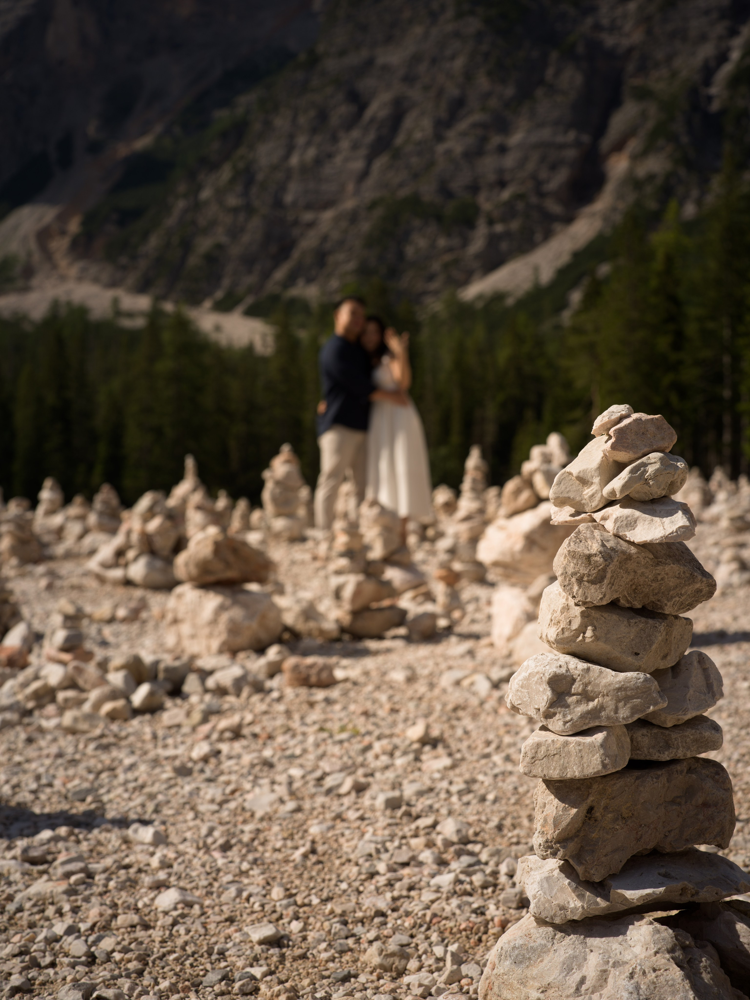 Proposal, Lake Braies, the Dolomites