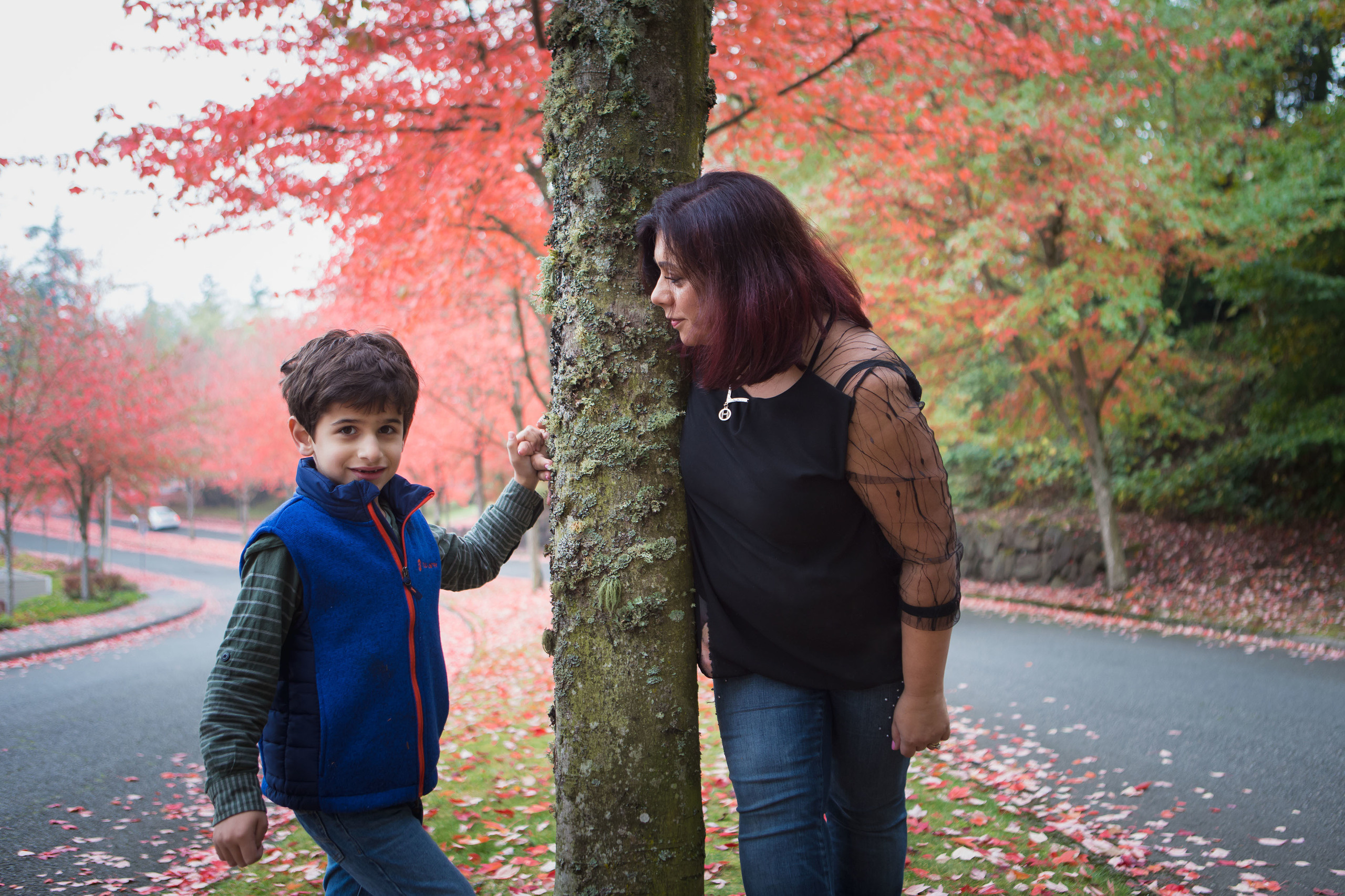 Fall. YuAnna studio. Family & Kids Photographer in Seattle area, located in