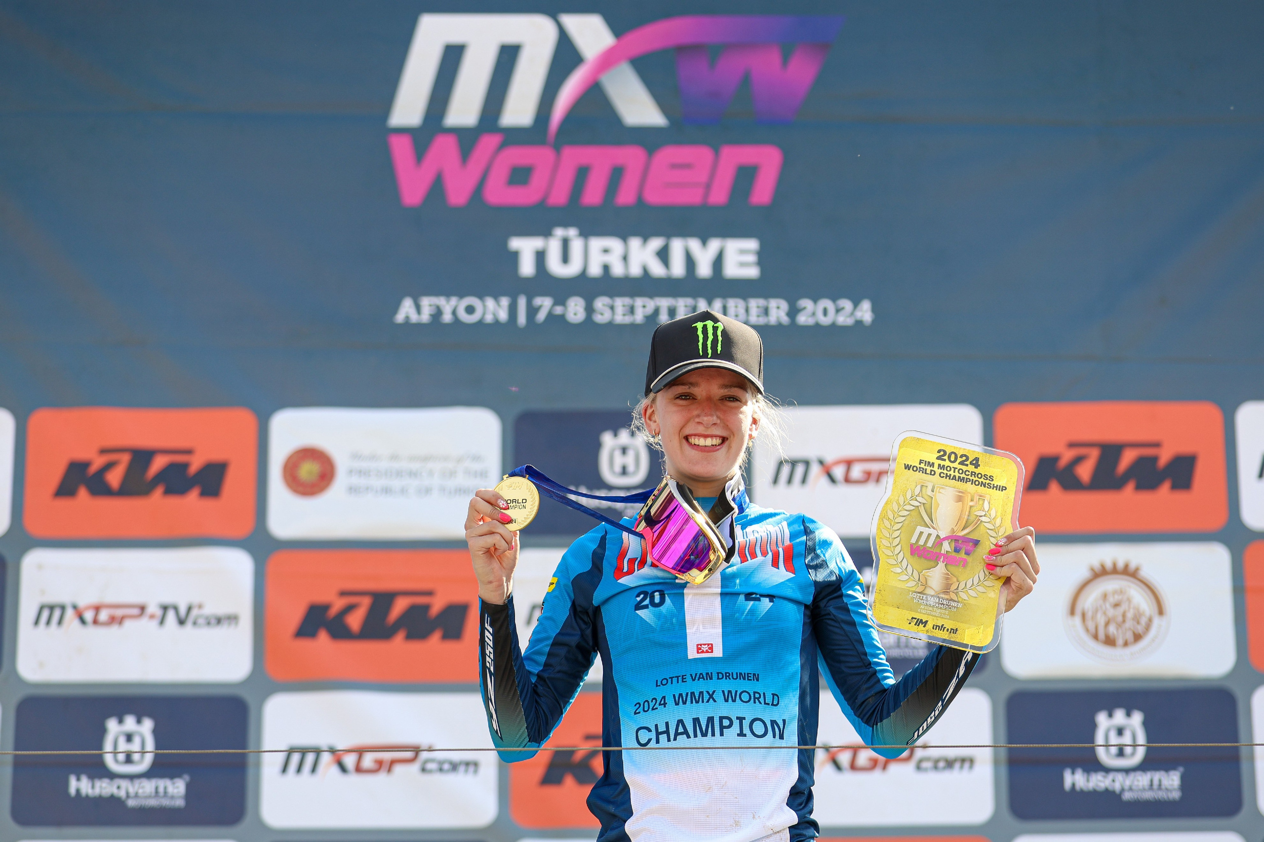 WMX Motocross World Championship winner Lotte Van Drunen 