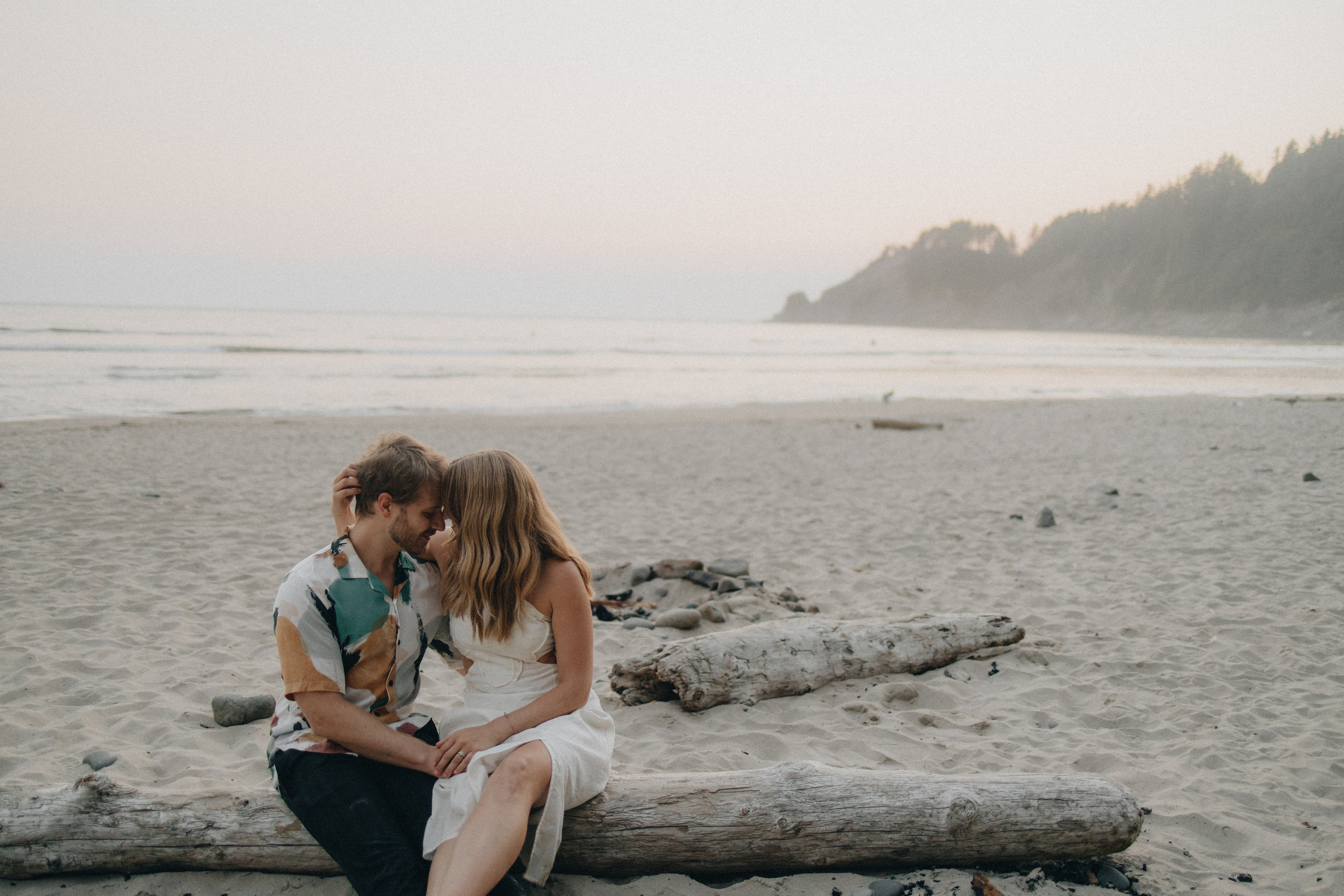 Engagement Photography at Cannon Beach | Jessie & Isaac's Session by Georgy Shishkin | Capturing Moments in Portland, Seattle, Bend & Oregon. Capturing Love in the Heart of the Pacific Northwes