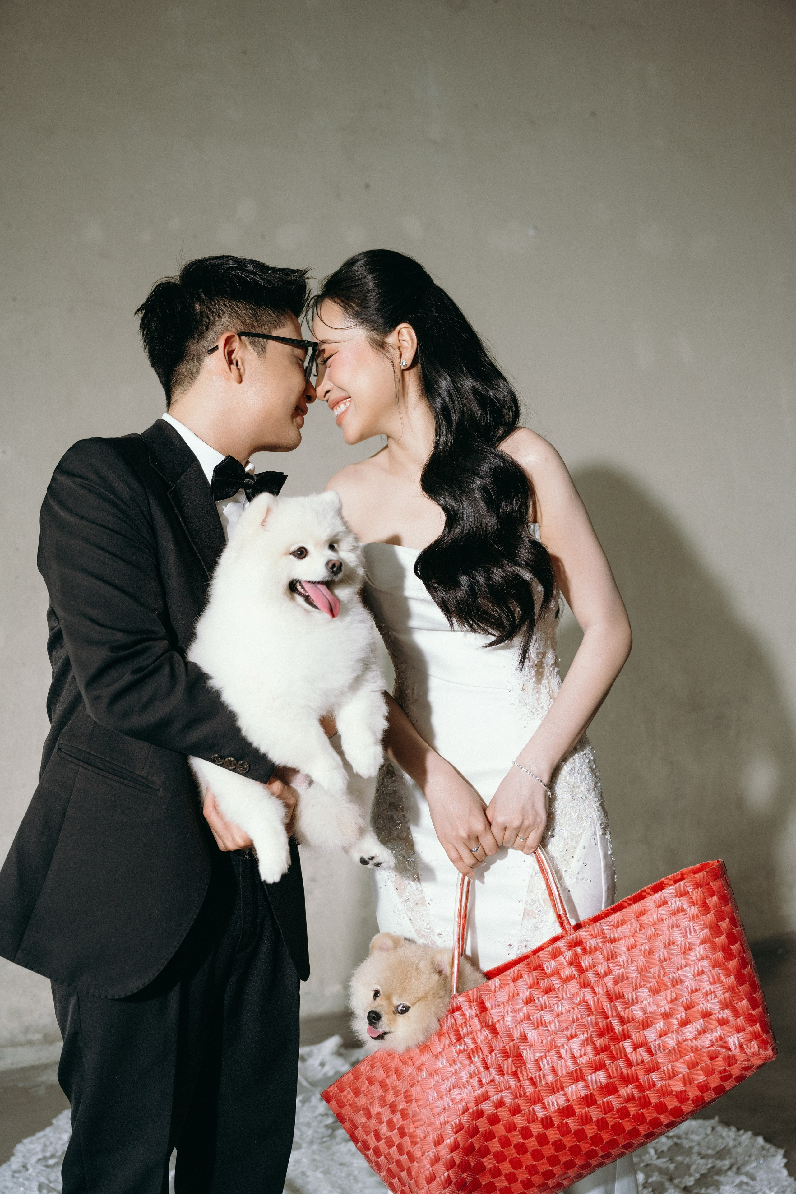 N.A wedding photoshoot in studio