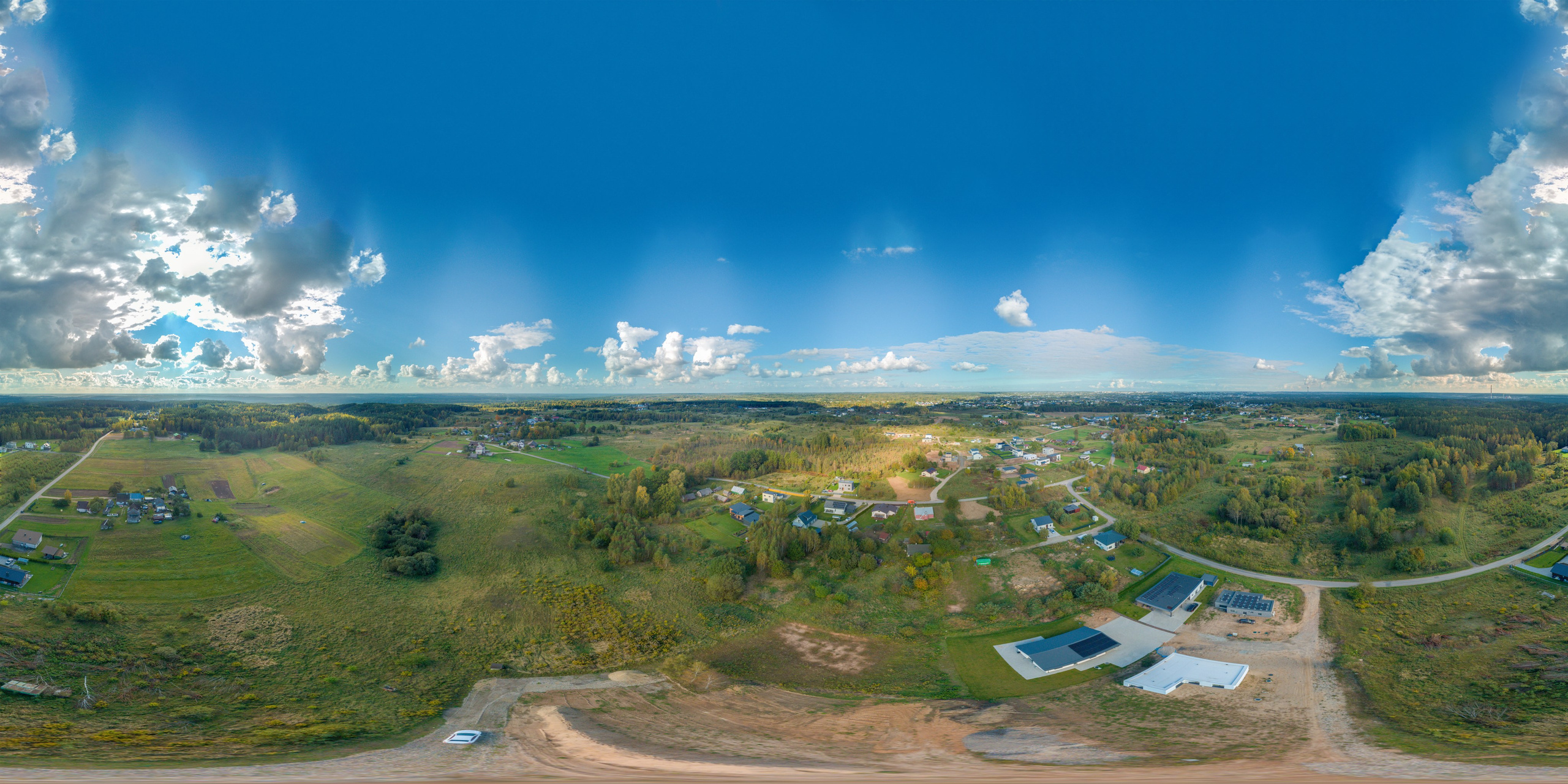 Sklypų fotografavimas iš oro: Panoramos, 360° sferos ir interaktyvūs sprendimai