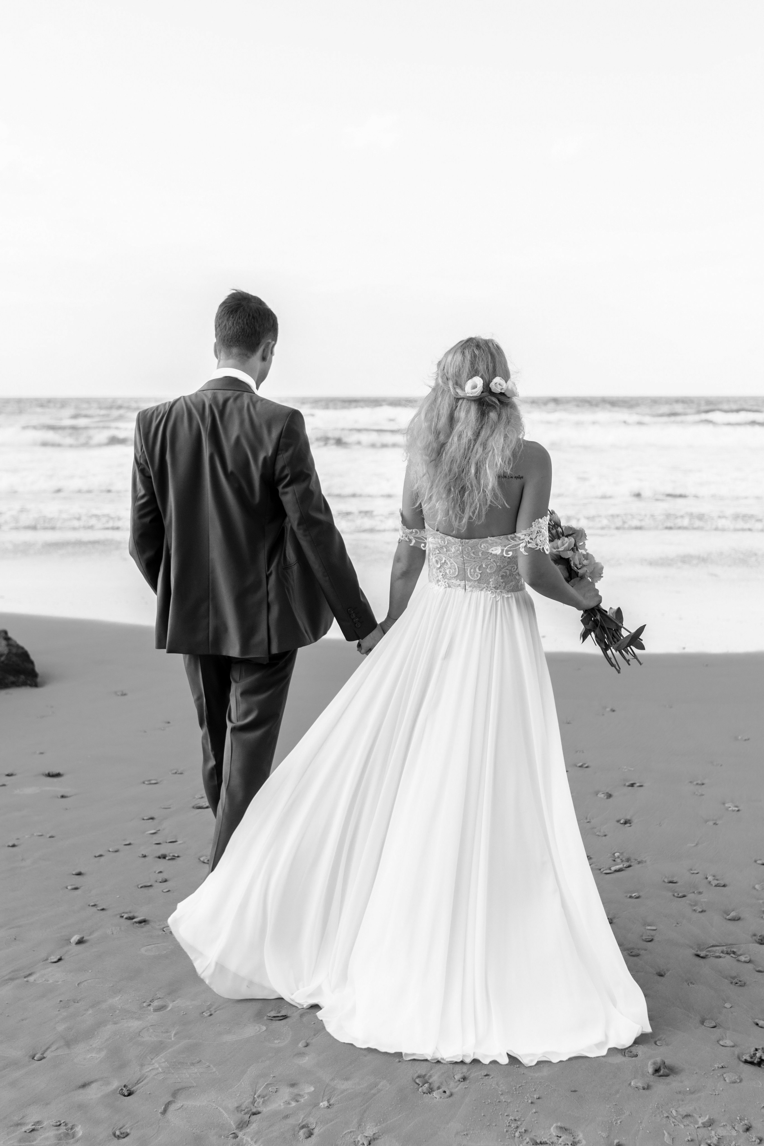 Церемония на пляже, Нерихус и Эгле. Фотограф в Португалии Полина Готовая