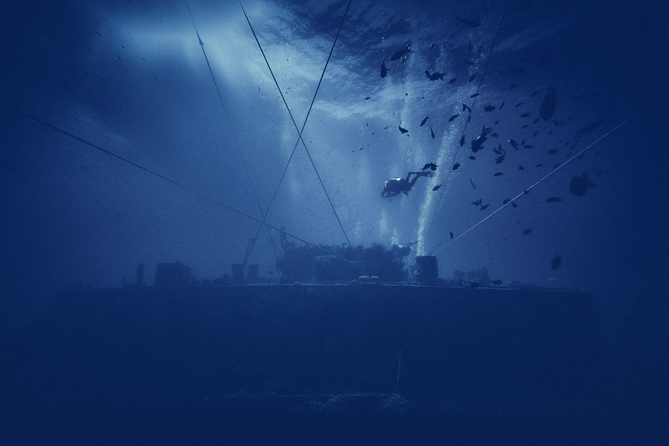 Underwater photographer Andriej Szypilow - photos of the mysterious SS Thistlegorm - sunken ship in the red sea