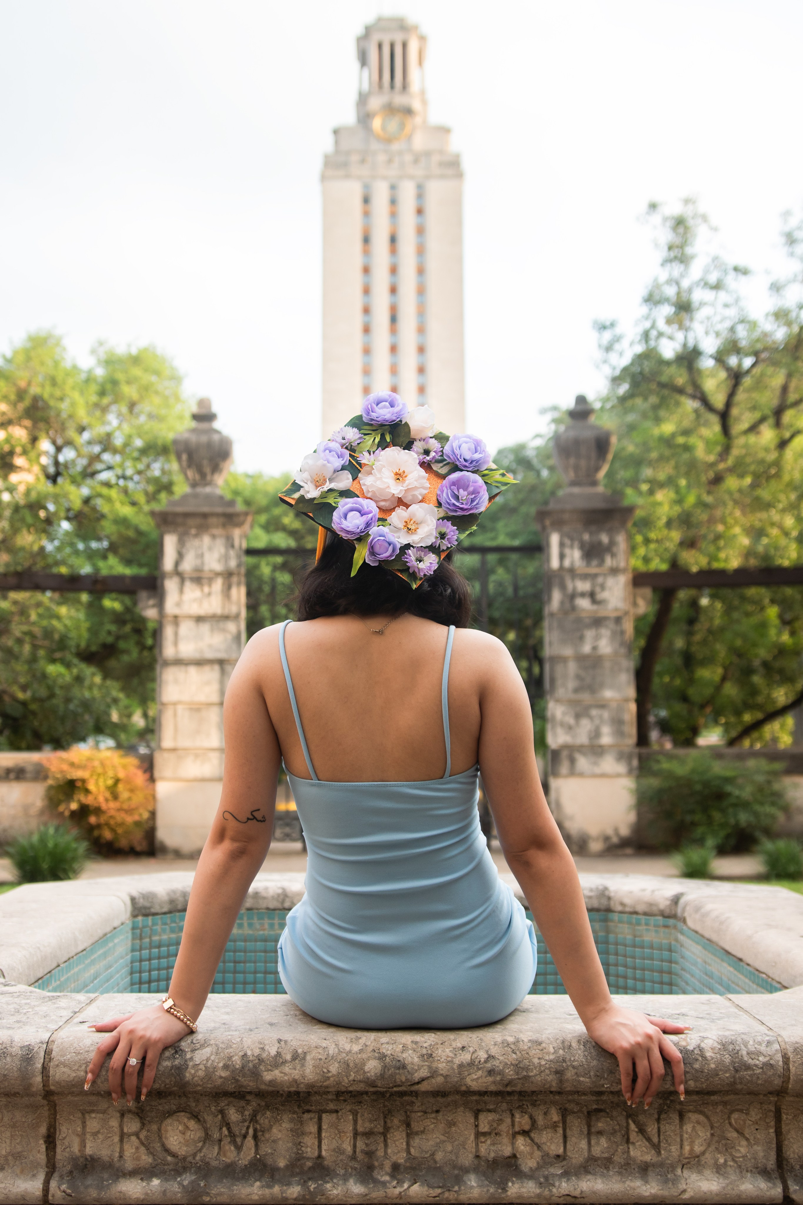 Maria’s graduation photoshoot at the University of Texas Austin
