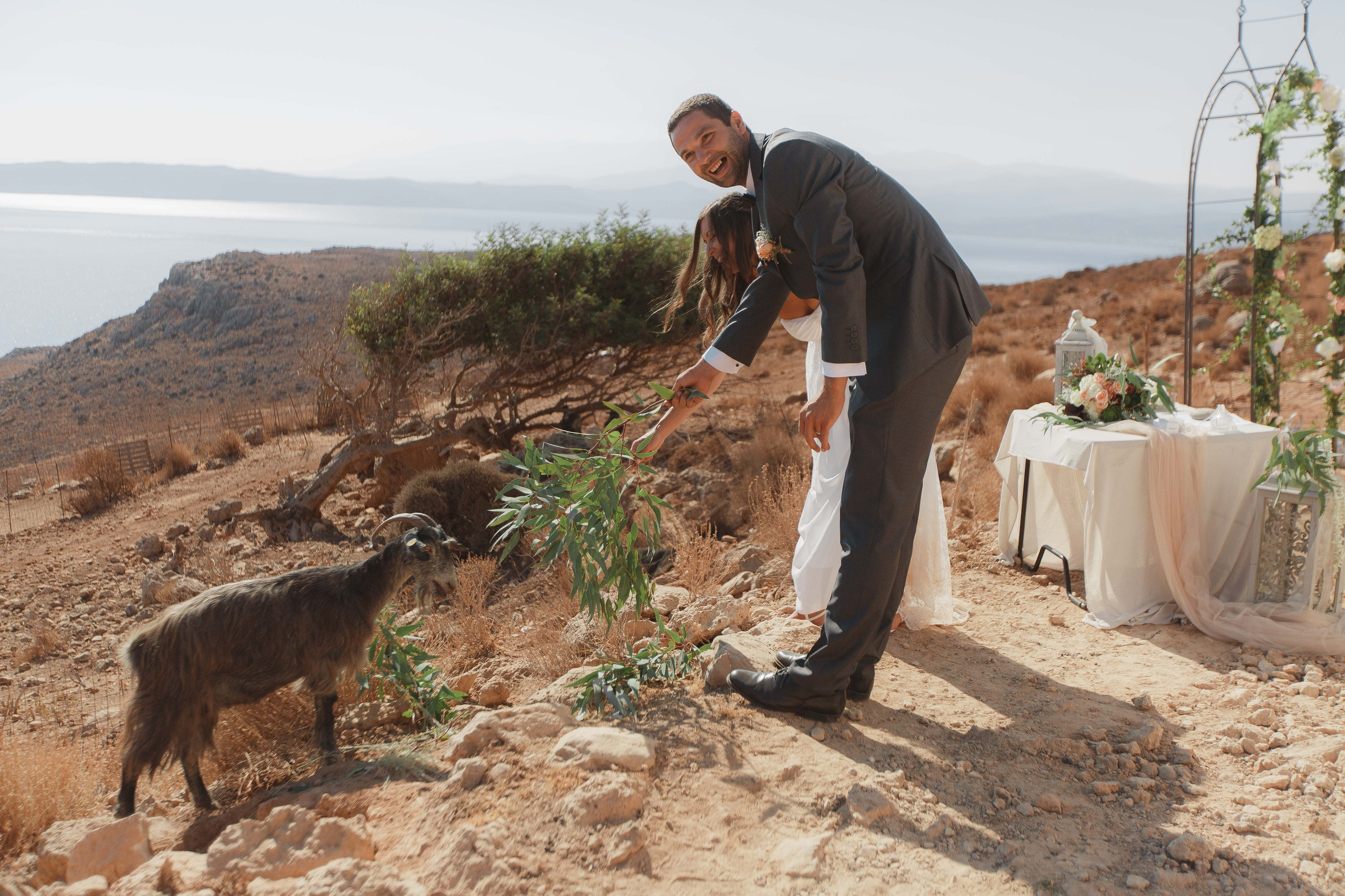 Marino & Steffi, Crete. Denny Savon — Photographer in Santorini | Weddings, Love Stories & Flying Dress