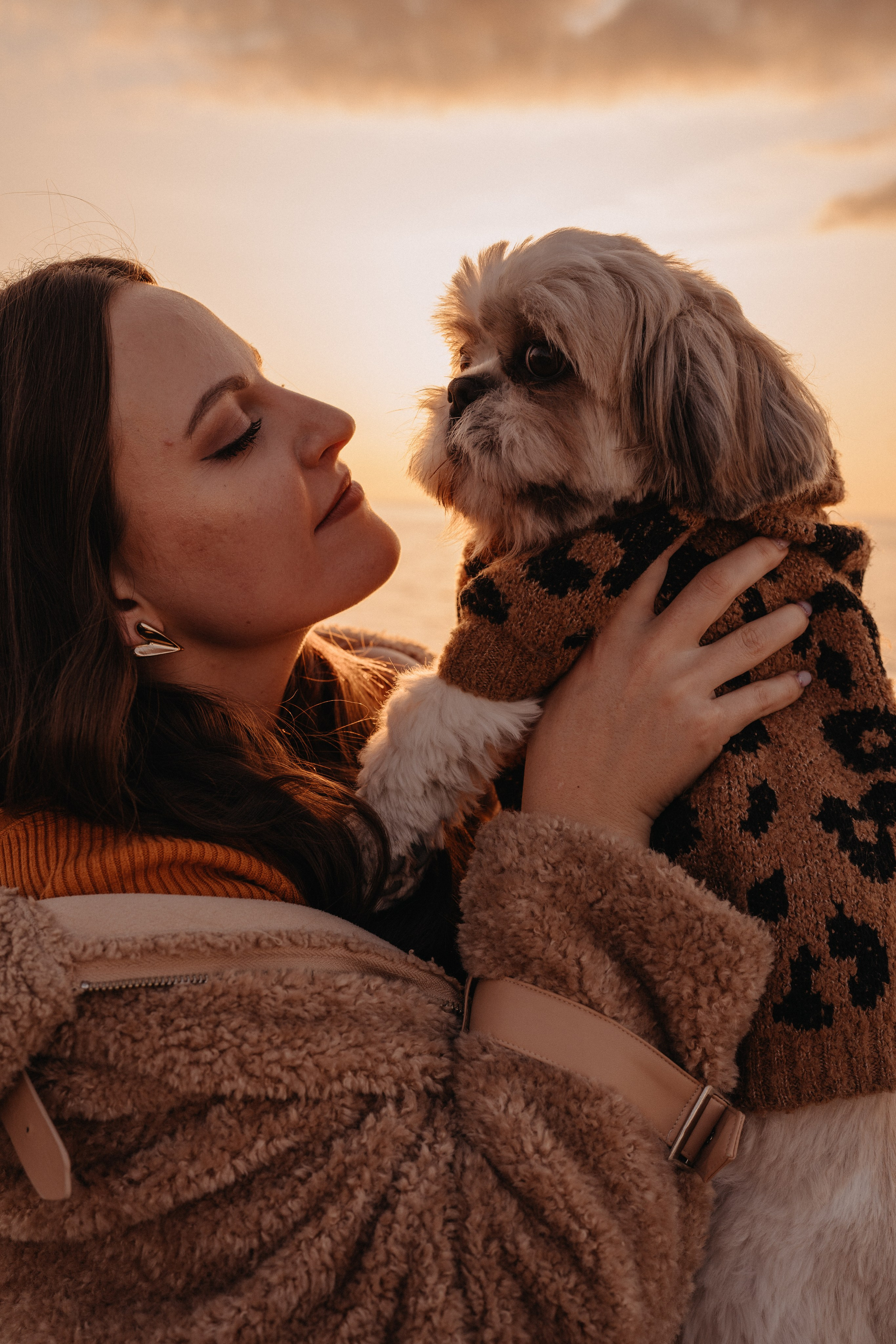 Фотосессия с собакой в Батуми. Портретный и свадебный фотограф в Батуми Валерия Азаренко