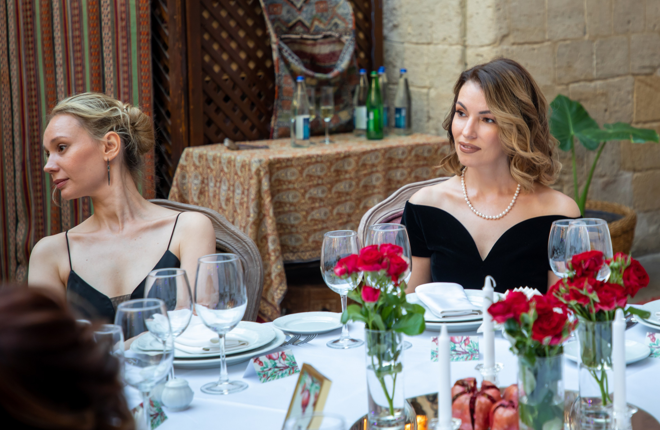 Gala-Dinner with the French Countess, the main etiquette expert Marie de Tilly. Baku Photographer