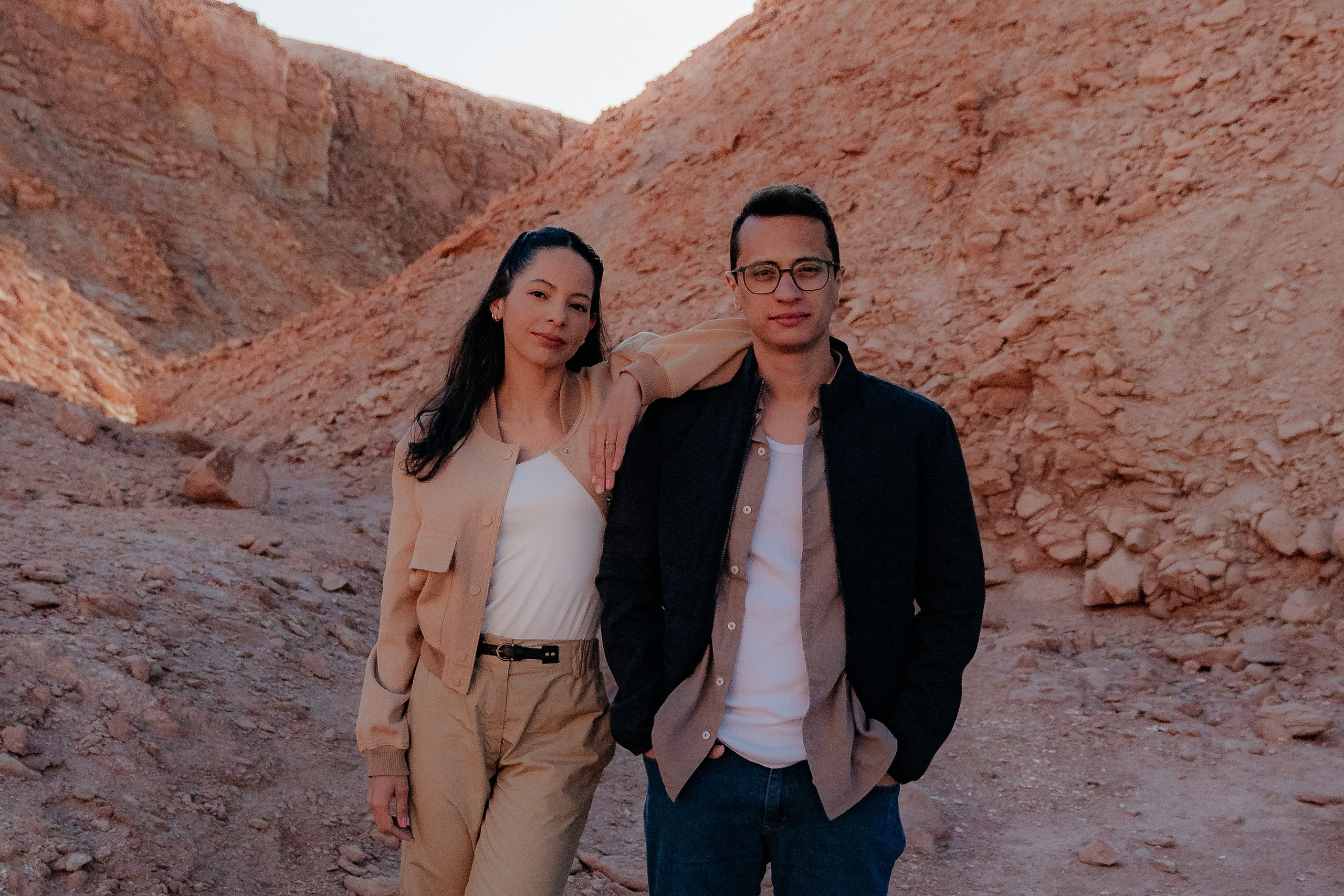 Sessão casual no Vale dos Cogumelos. Fotógrafo em San Pedro de Atacama