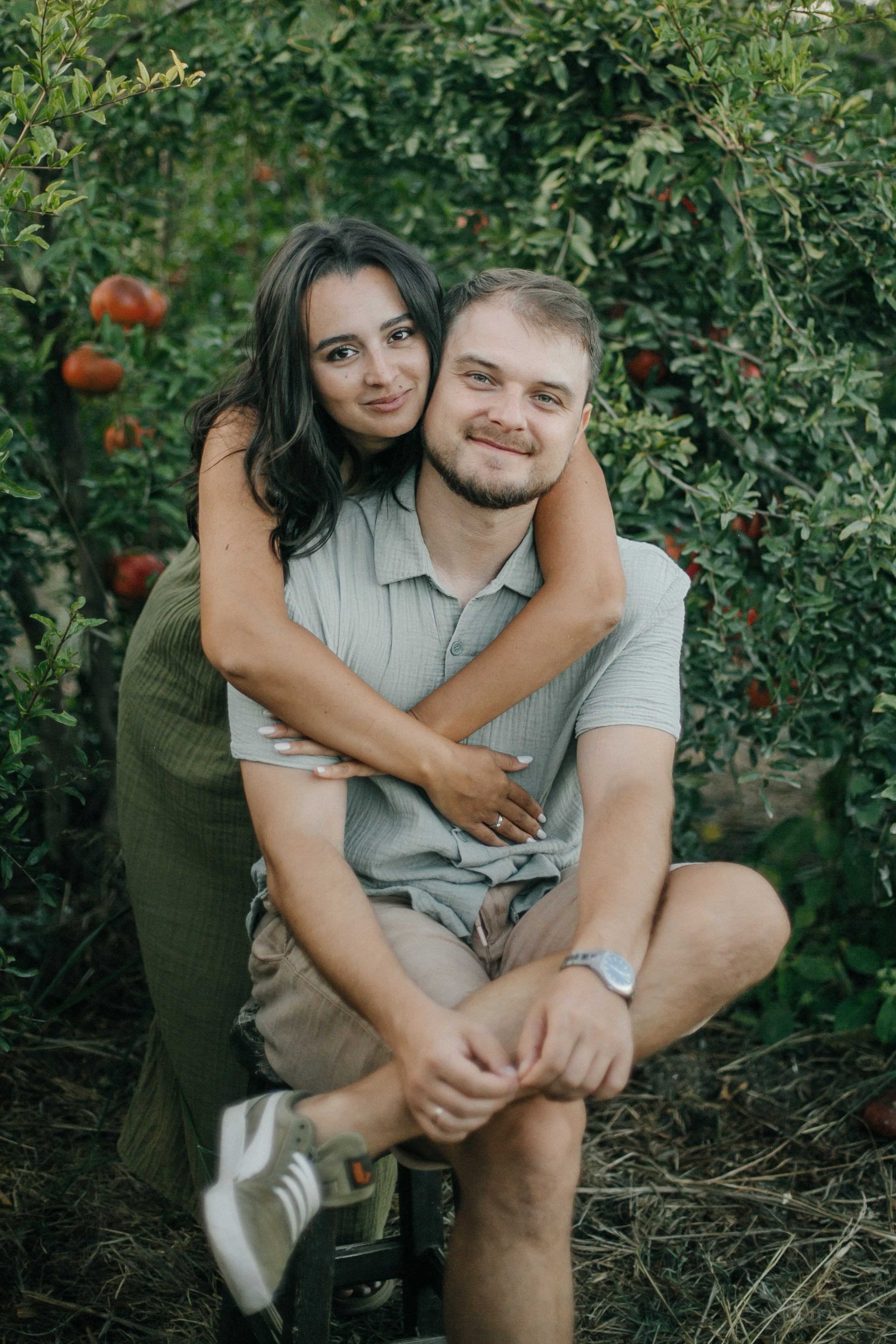 Binyamina garden. Family photographer in Israel