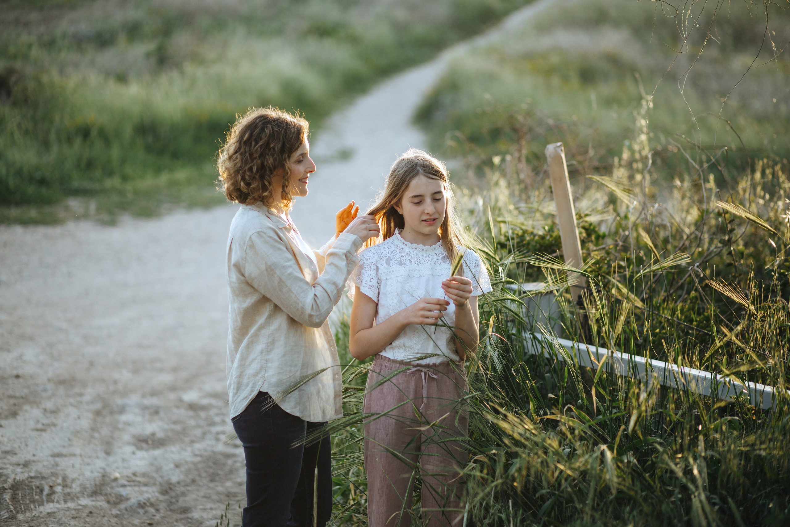 Family walk at Tel Shikmona. Family photographer in Israel