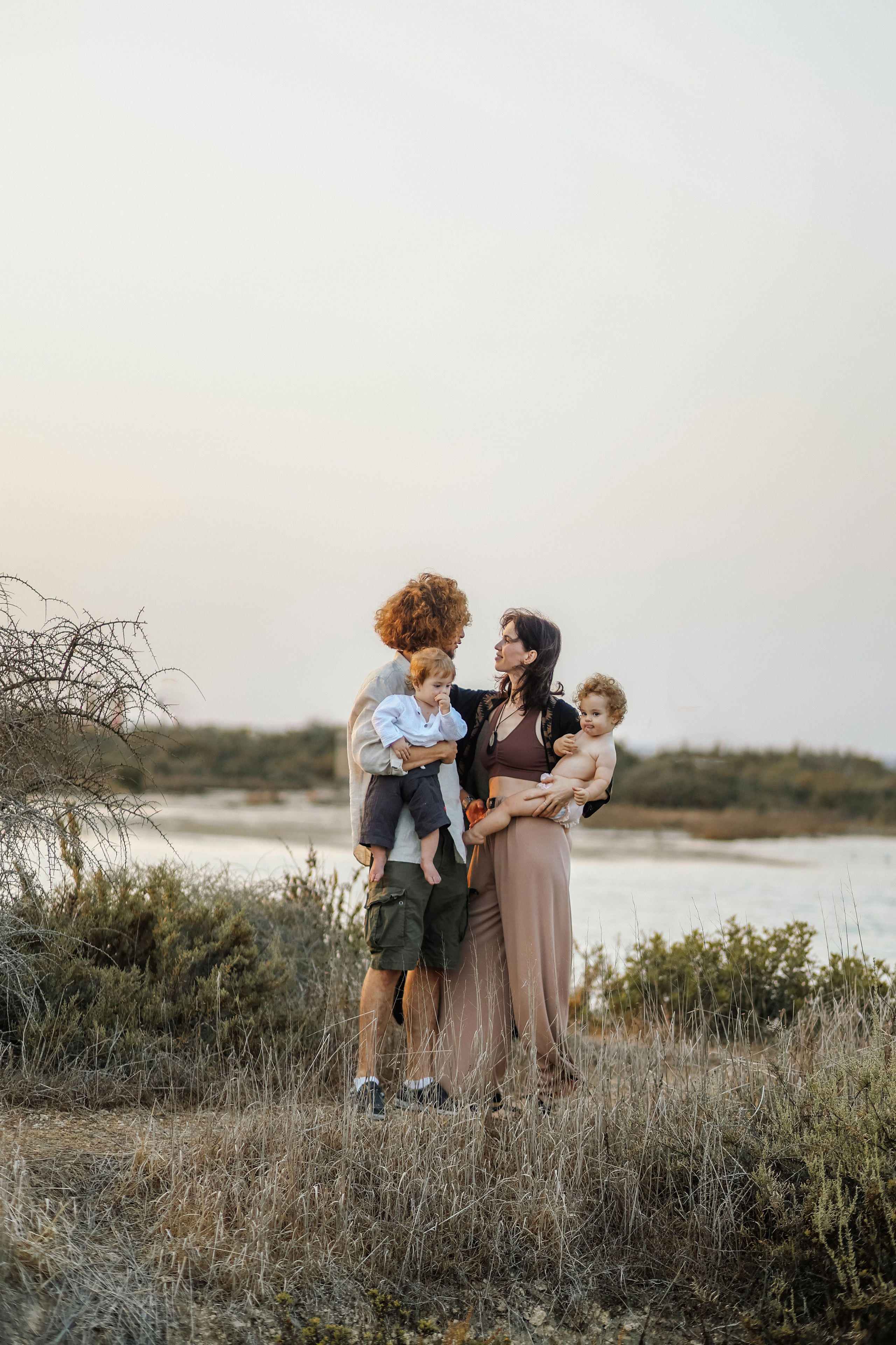 Little curls in Atlit. Family photographer in Israel
