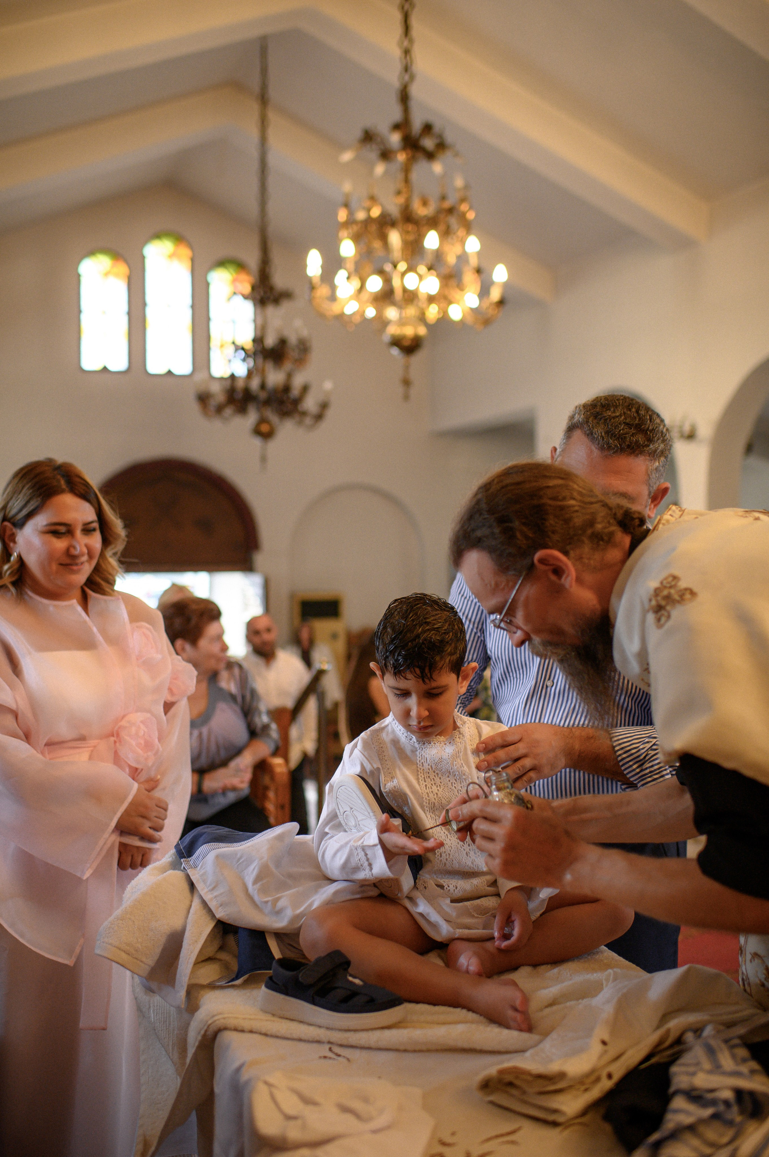 Baptism Klearhos. Семейная, детская, портретная и предметная фотосъемка в Салониках