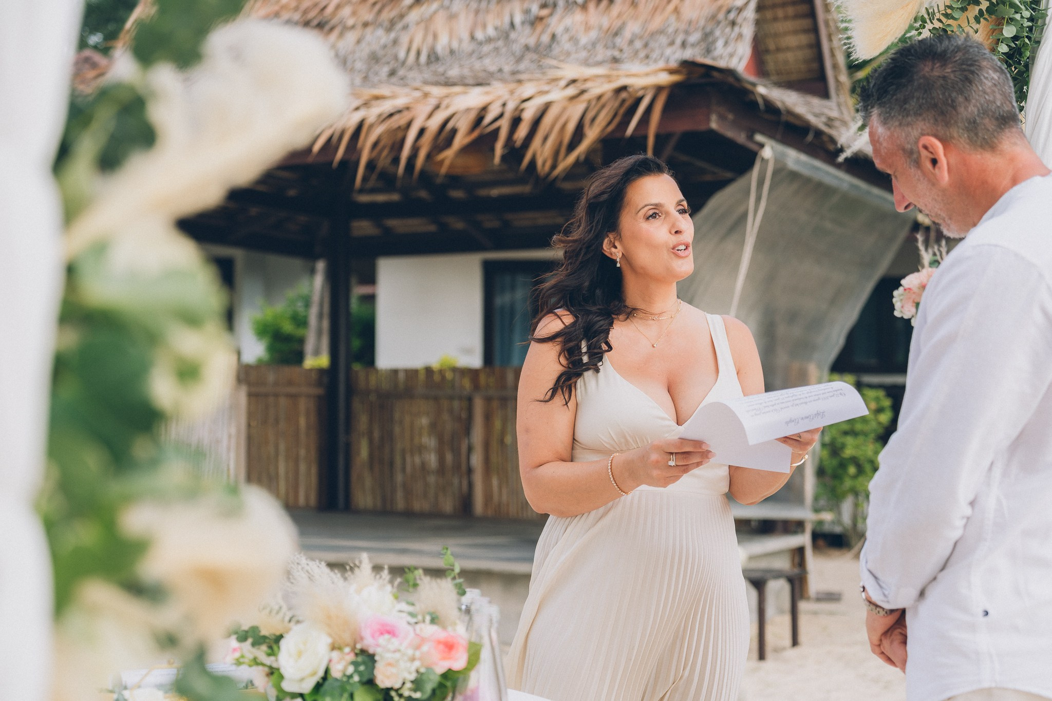 Ventrone Antonella and Lespes Angelo. Mariage à Koh Samui, en Thaïlande. Whatsapp: +66 94 3 650 301